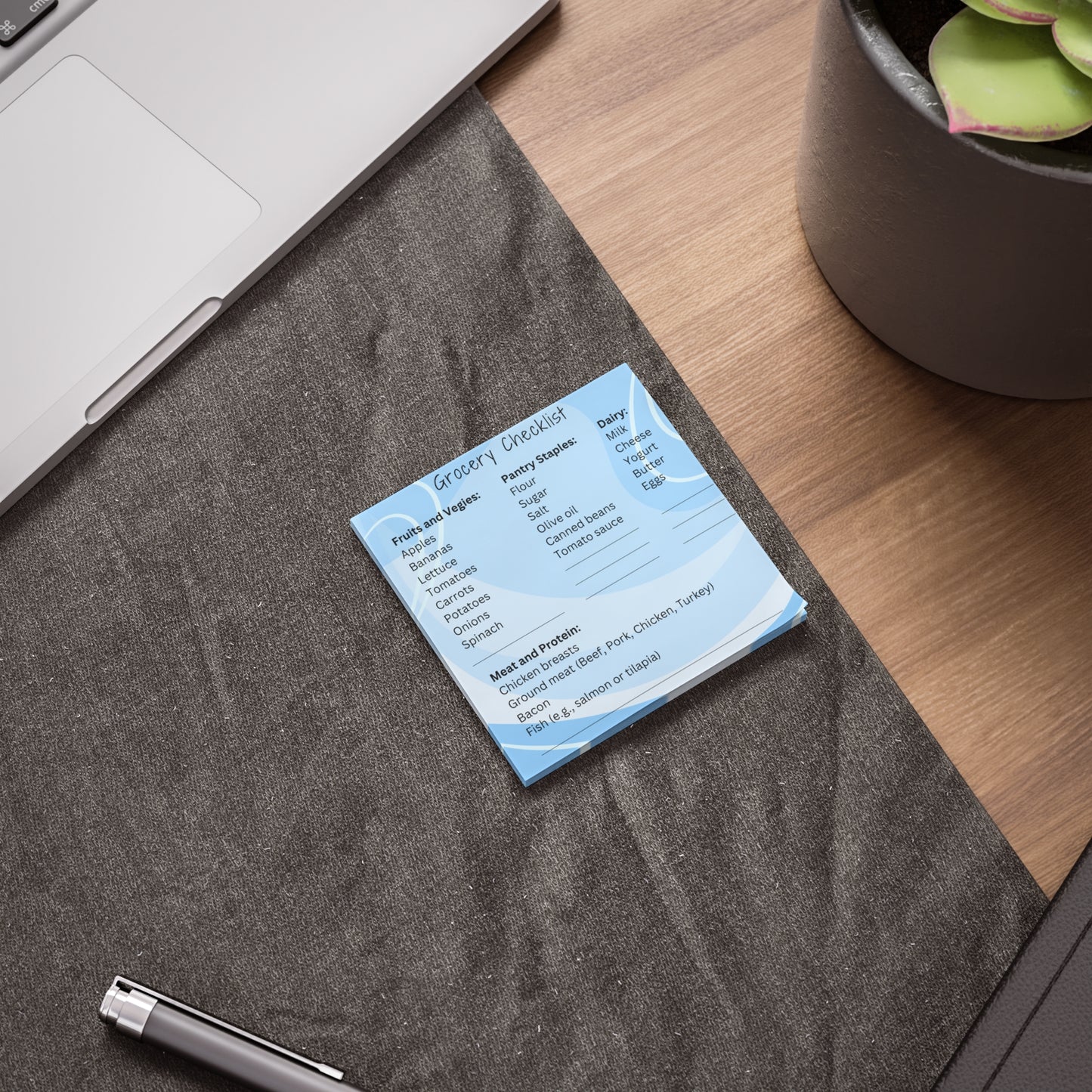 Grocery List Notepad