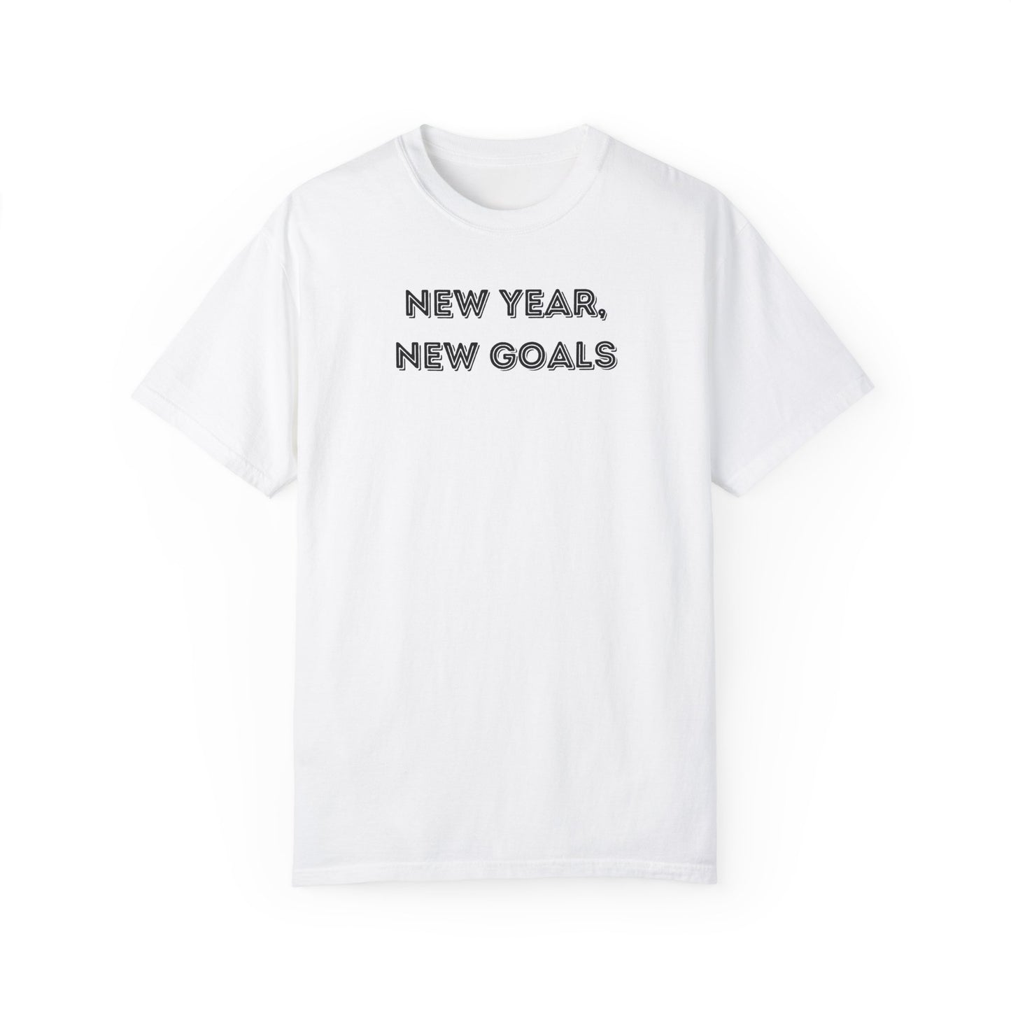 New Year, New Goals Unisex T-shirt, Resolution Shirt, Inspirational Tee, Motivational Top, Goal Setting, Fitness Apparel
