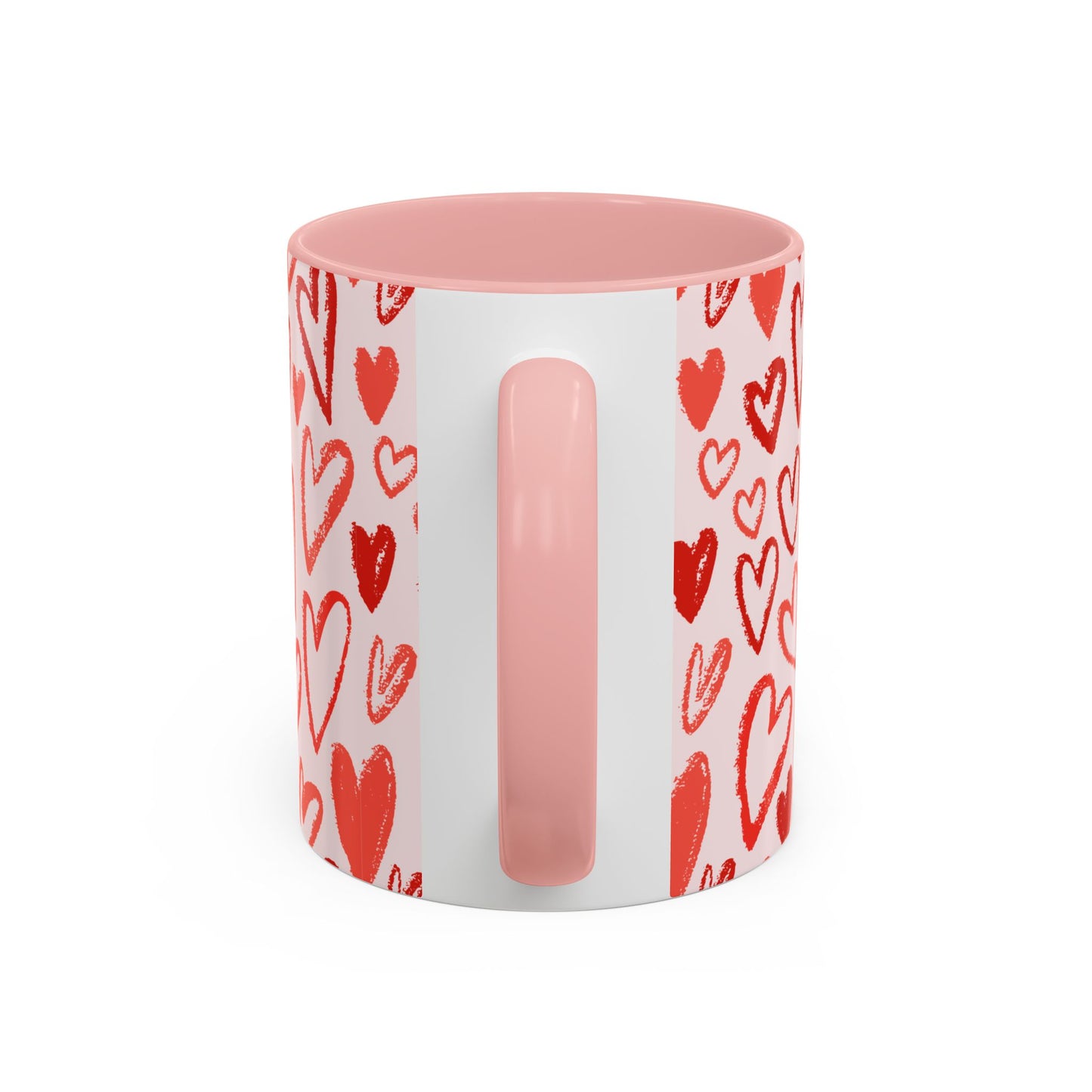 Coffee Mug Valentine's Day Hearts All Over Print 11, 15oz