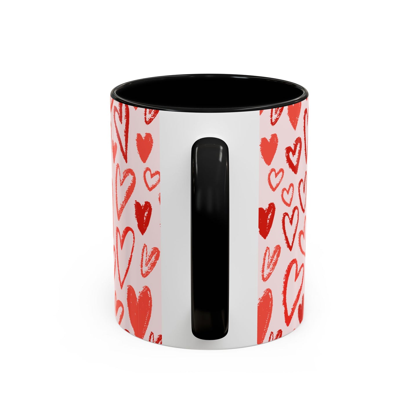 Coffee Mug Valentine's Day Hearts All Over Print 11, 15oz