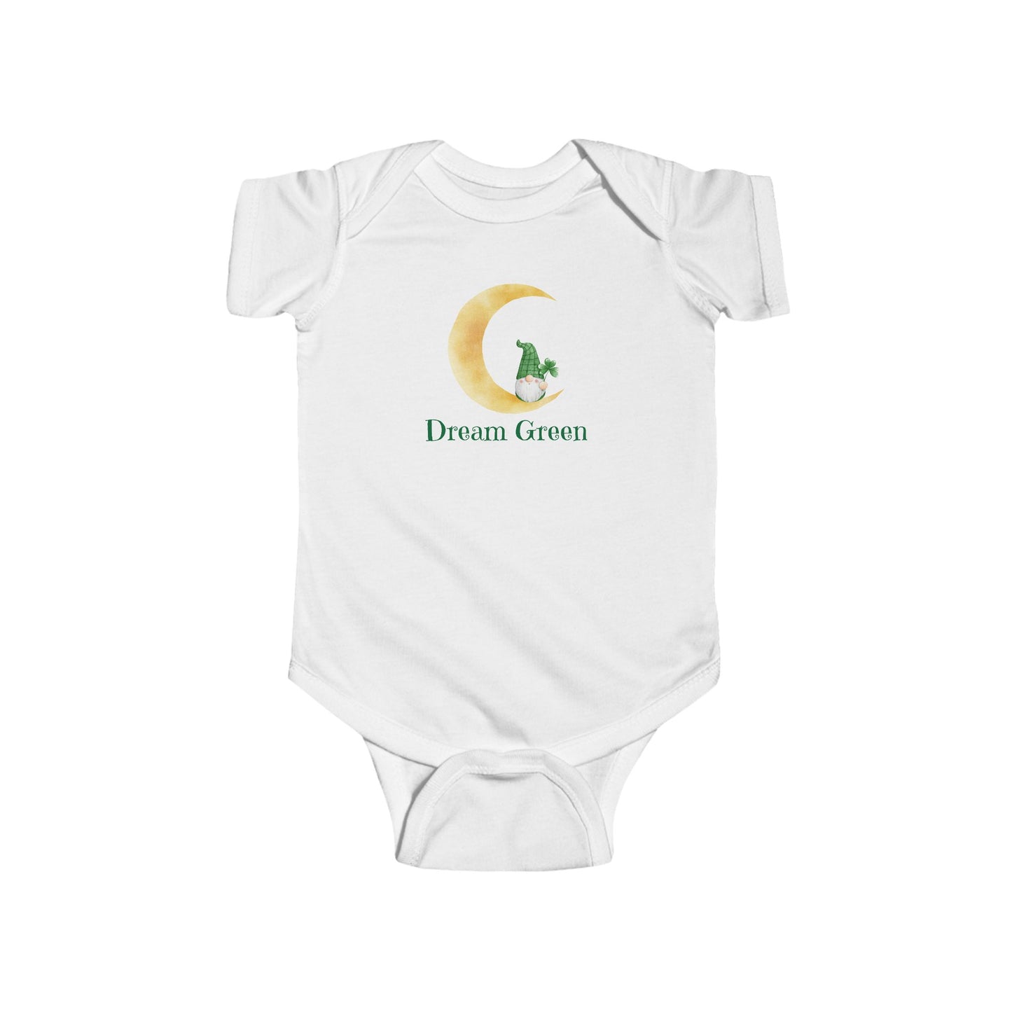 Dream Green Infant Bodysuit - Adorable Baby Outfit, Eco-Friendly Gift, Newborn Essentials, Playtime Attire, Cute Baby Clothing