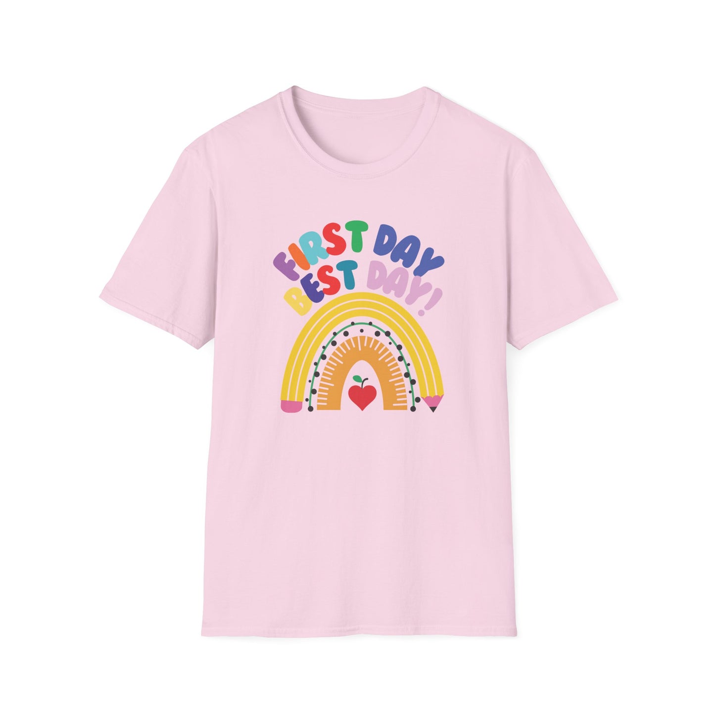 "First Day, Best Day" Unisex Softstyle T-Shirt