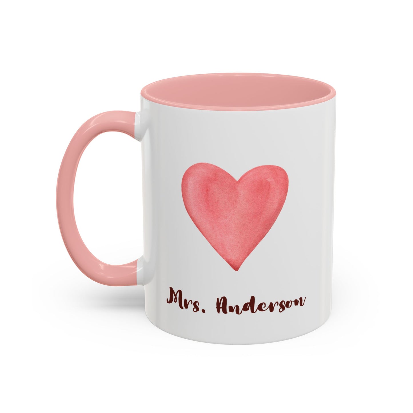 Coffee Mug, Brewing Love in the Classroom Daily, Valentine's Day Cute Personalizable Gift, Teacher Appreciation, 11 15oz Ceramic Cup