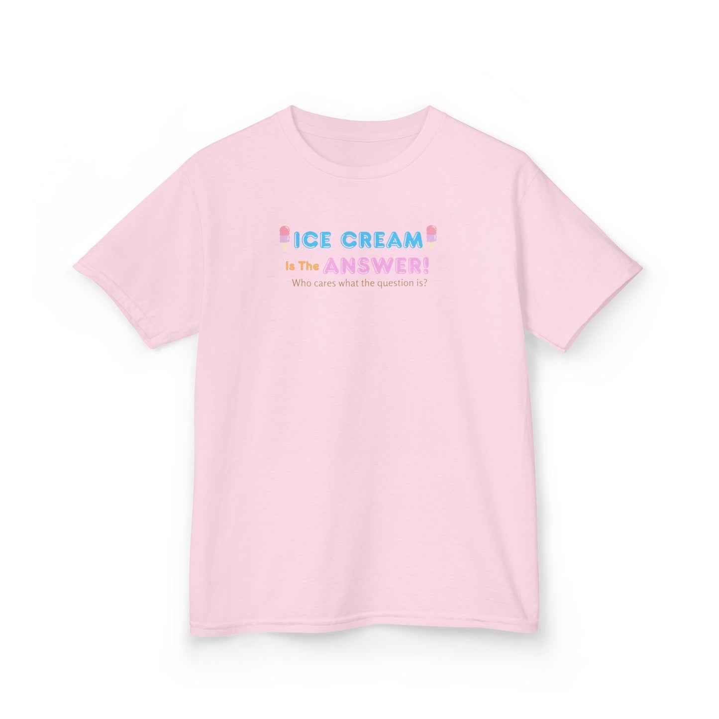 Kids Ice Cream Themed Tee - Fun Summer Shirt, Birthday Gift, Playtime Apparel, Cute Casual Wear, Sweet Treats Top