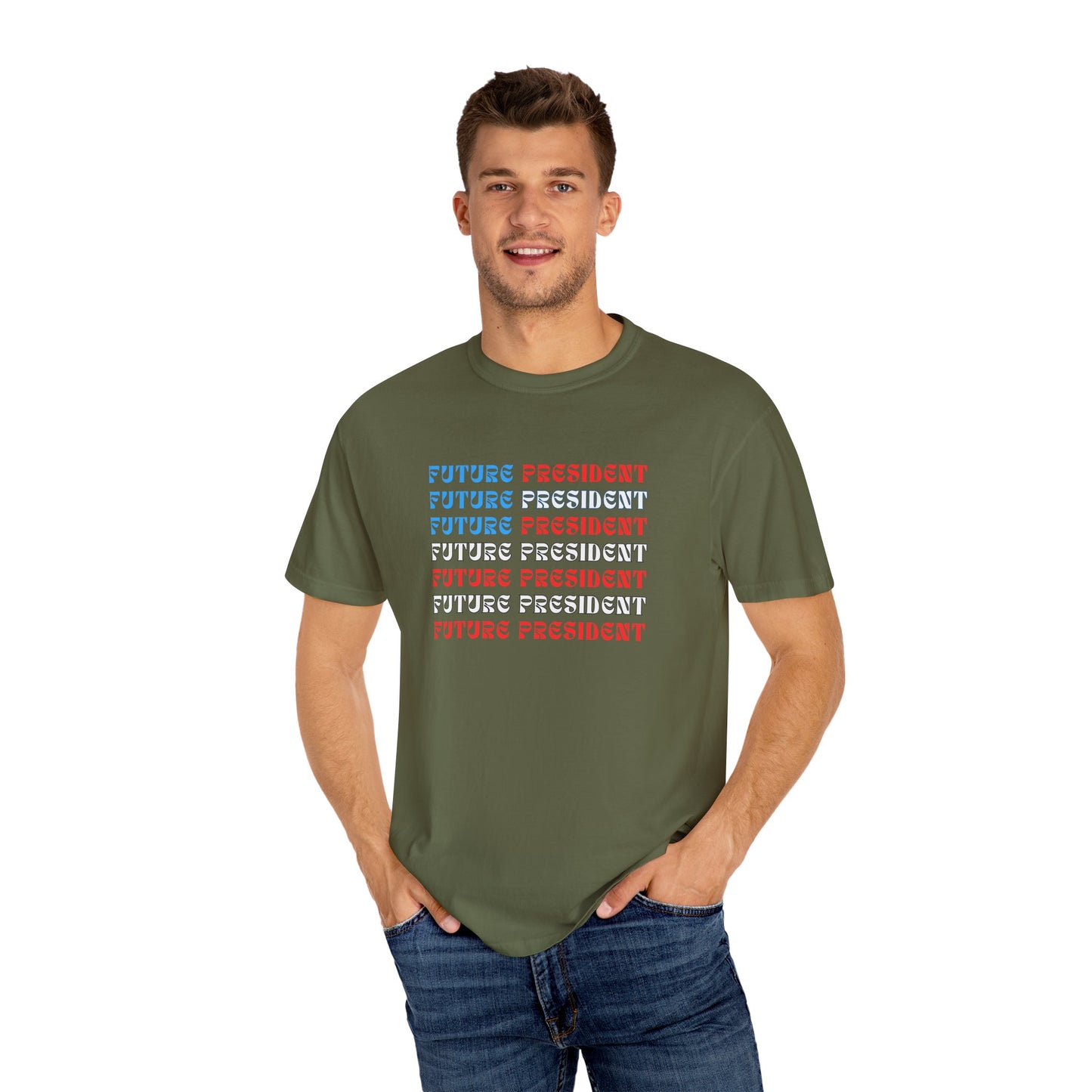 "Future President" Unisex Garment-Dyed T-shirt