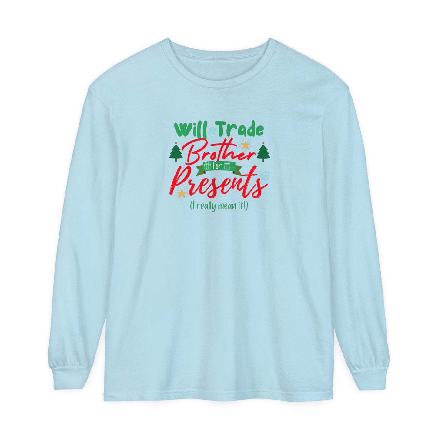 Unisex Garment-dyed Long Sleeve T-Shirt