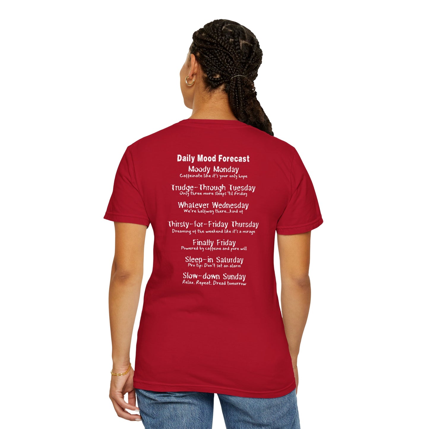 Daily Dose of Motivation, Mood Forecast Tee, Unisex Inspirational Shirt, Positive Vibes Top, Encouragement Gift, Men Women Clothing