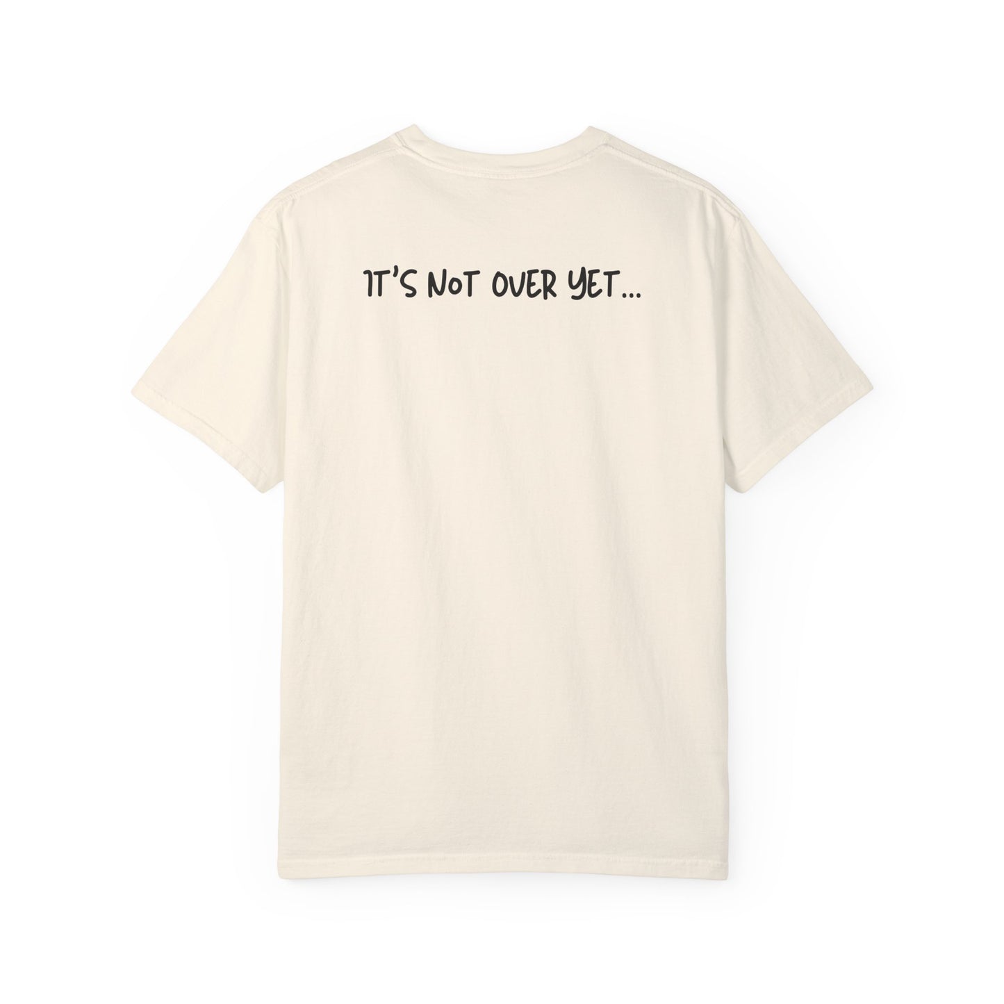 100 Days of School Unisex Garment-Dyed T-shirt, School Milestone Tee, Teacher Shirt, Back to School Gift, It's Not Over Yet Shirt