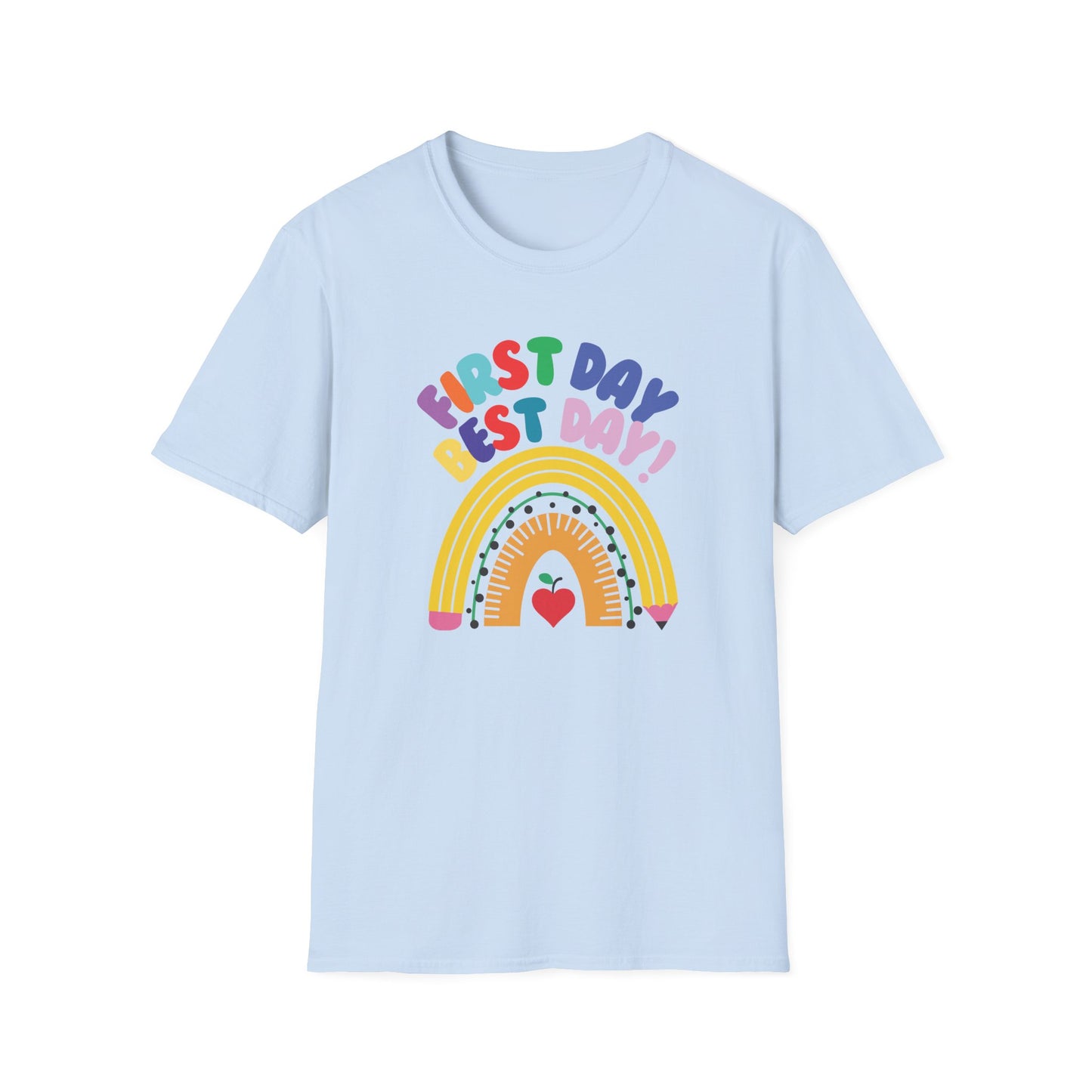 "First Day, Best Day" Unisex Softstyle T-Shirt