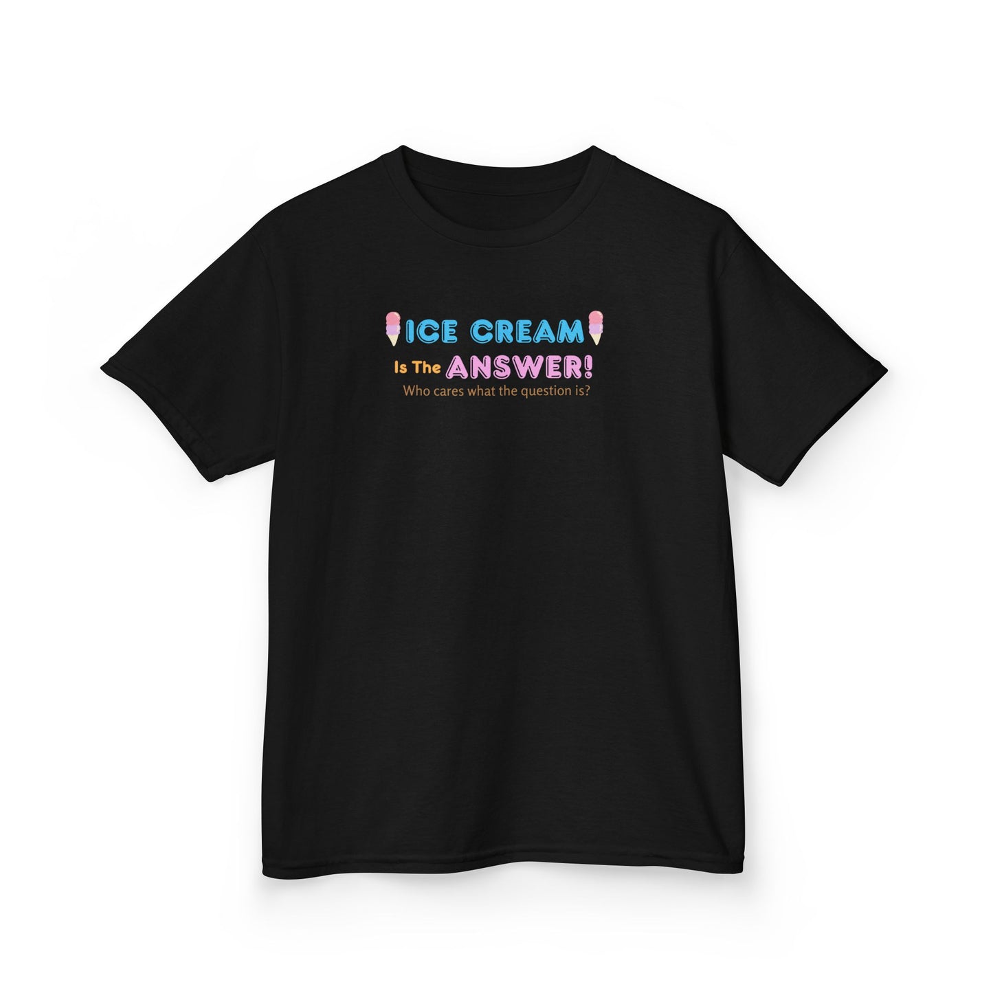 Kids Ice Cream Themed Tee - Fun Summer Shirt, Birthday Gift, Playtime Apparel, Cute Casual Wear, Sweet Treats Top