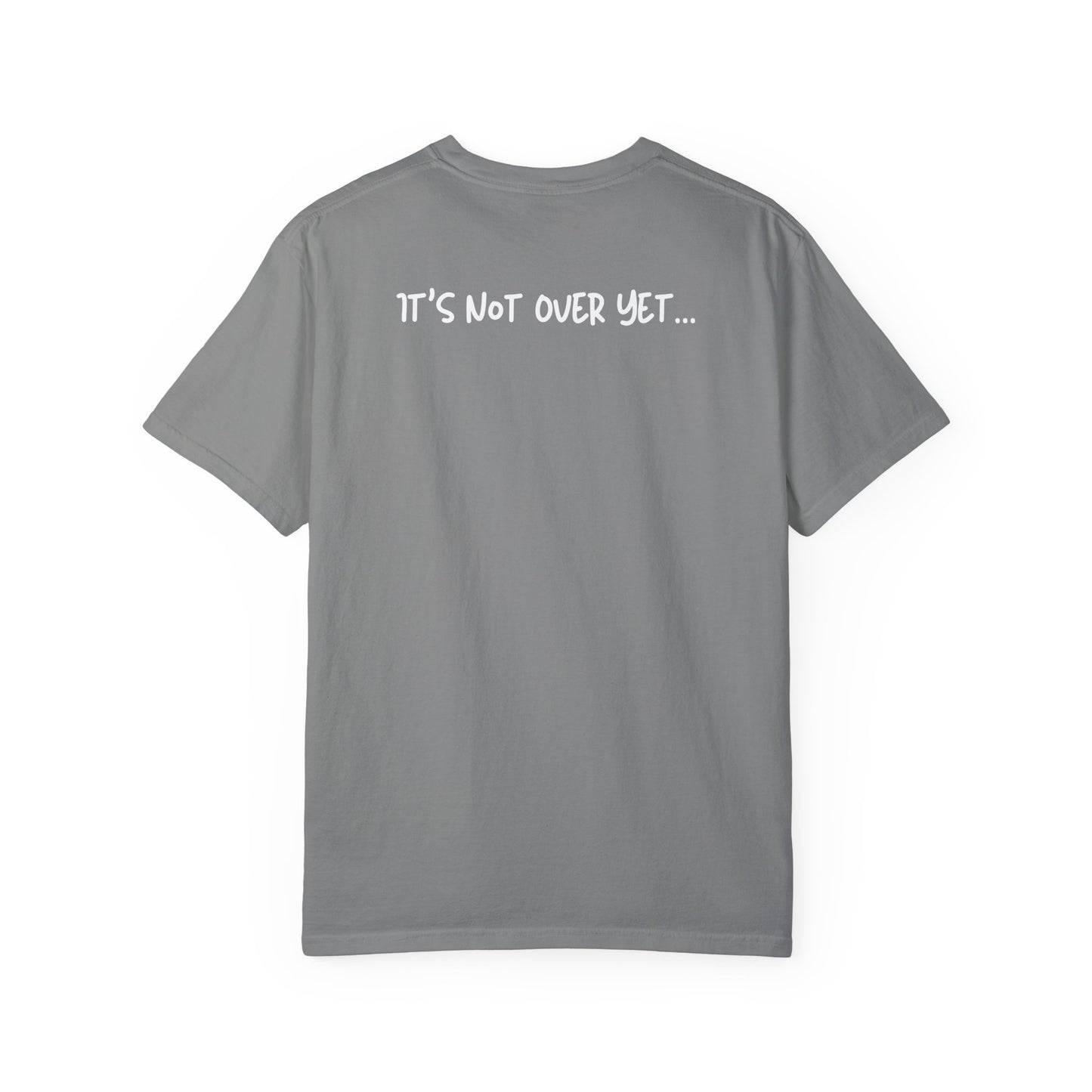 100 Days of School Unisex Garment-Dyed T-shirt, School Milestone Tee, Teacher Shirt, Back to School Gift, It's Not Over Yet Shirt