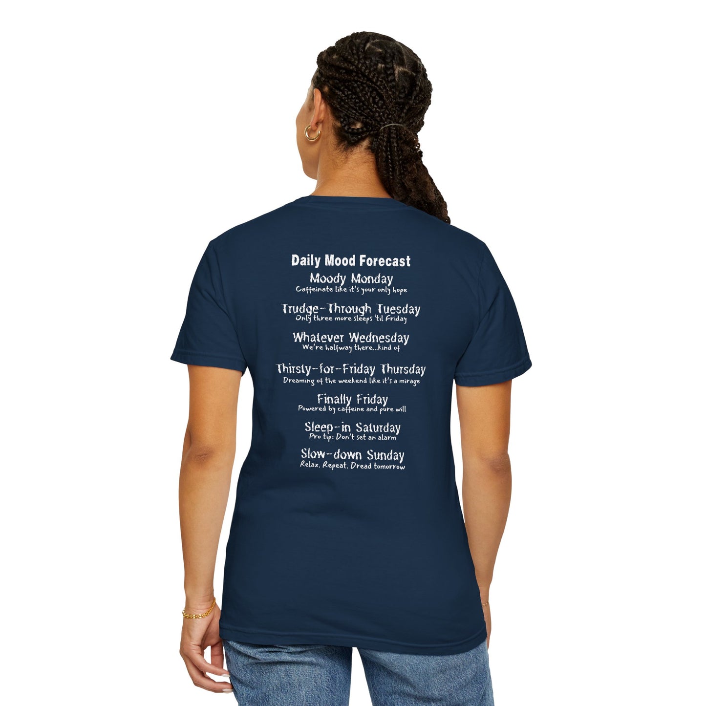 Daily Dose of Motivation, Mood Forecast Tee, Unisex Inspirational Shirt, Positive Vibes Top, Encouragement Gift, Men Women Clothing