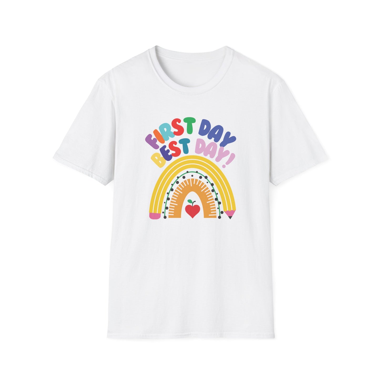 "First Day, Best Day" Unisex Softstyle T-Shirt