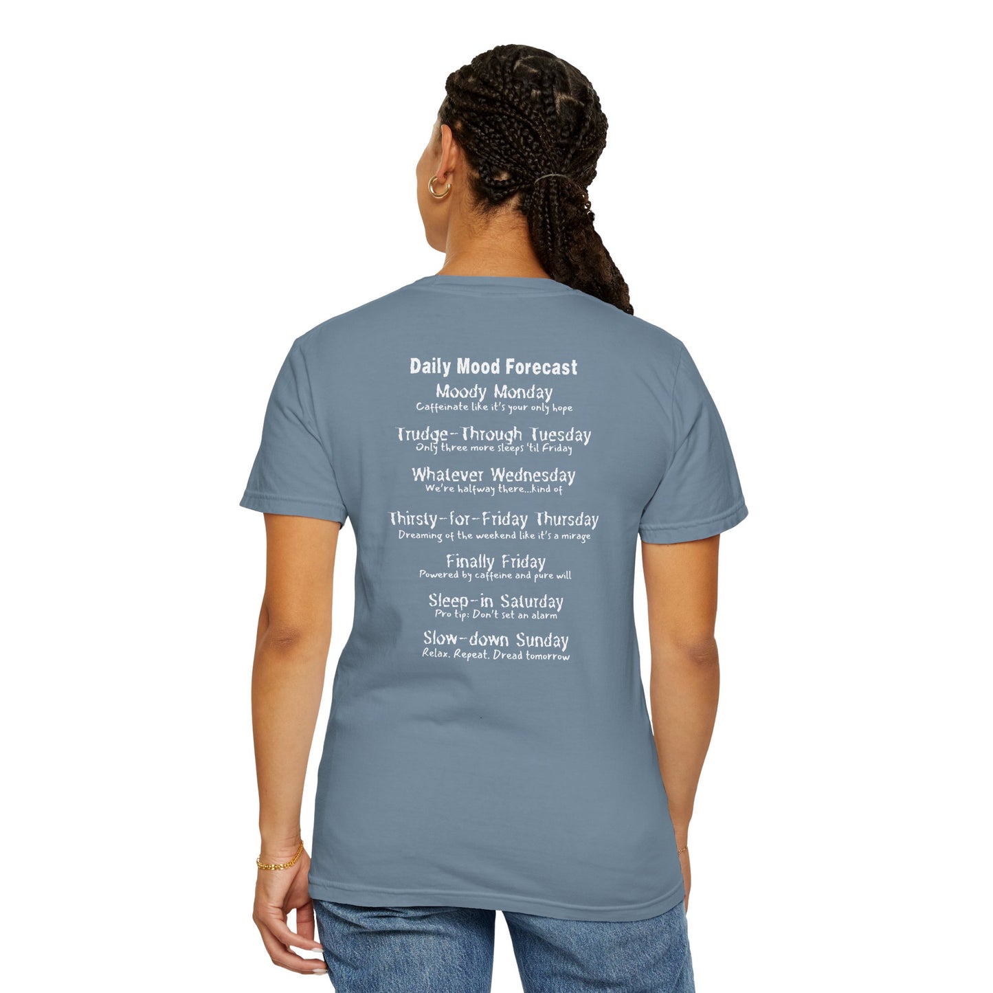 Daily Dose of Motivation, Mood Forecast Tee, Unisex Inspirational Shirt, Positive Vibes Top, Encouragement Gift, Men Women Clothing