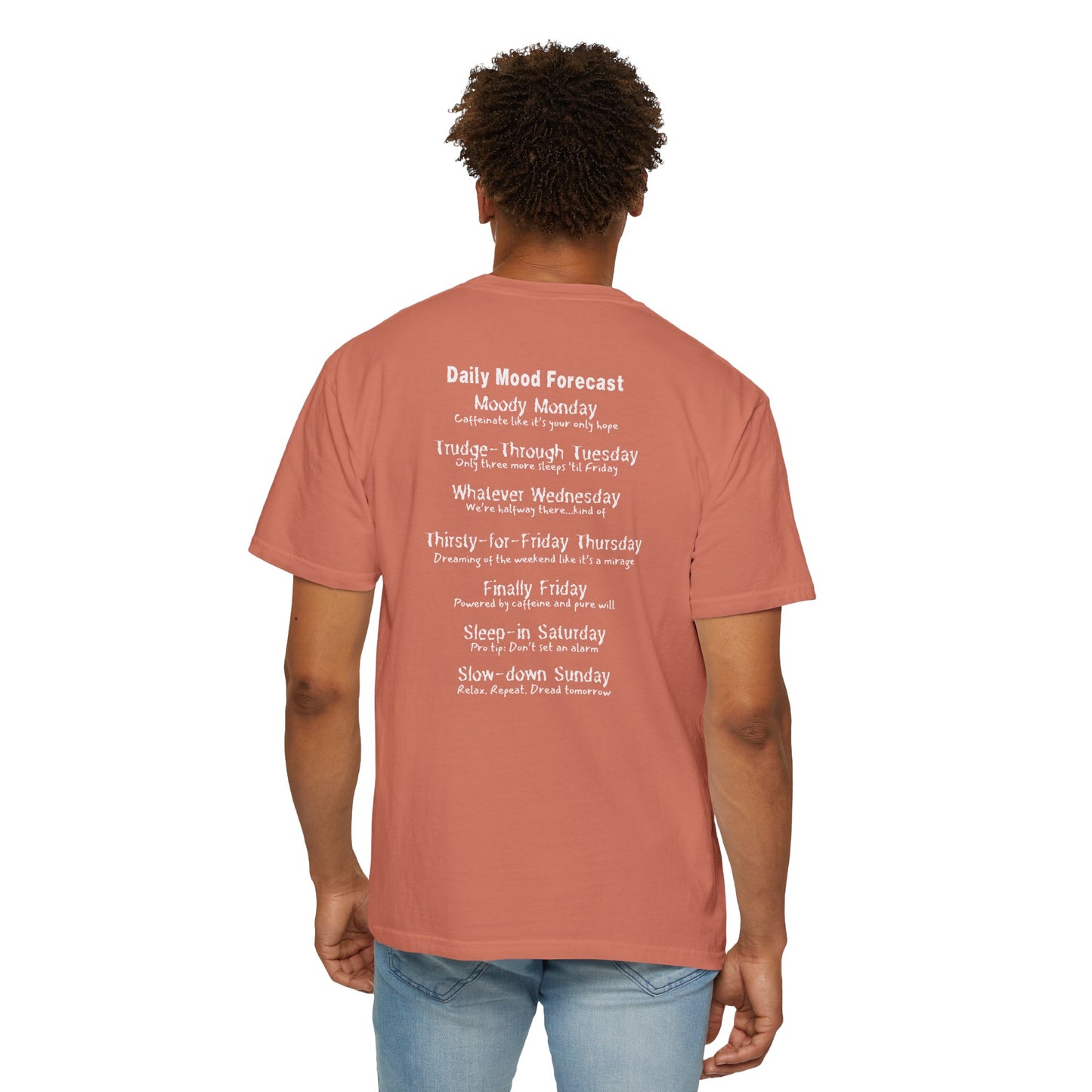 Daily Dose of Motivation, Mood Forecast Tee, Unisex Inspirational Shirt, Positive Vibes Top, Encouragement Gift, Men Women Clothing