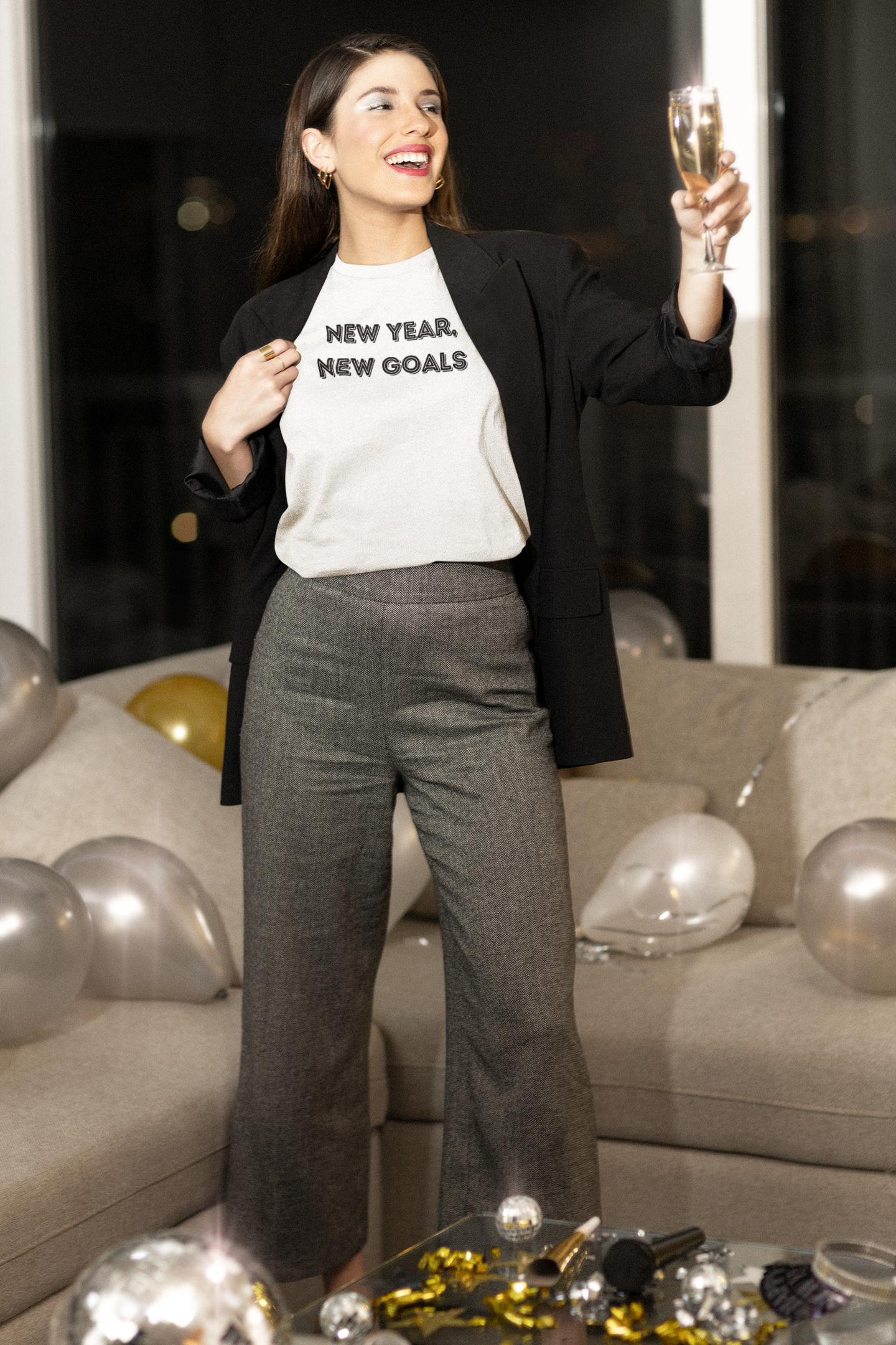 New Year, New Goals Unisex T-shirt, Resolution Shirt, Inspirational Tee, Motivational Top, Goal Setting, Fitness Apparel