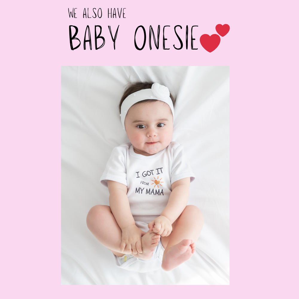Garment-Dyed Tee 'Original Version' Mom & Baby Matching Set