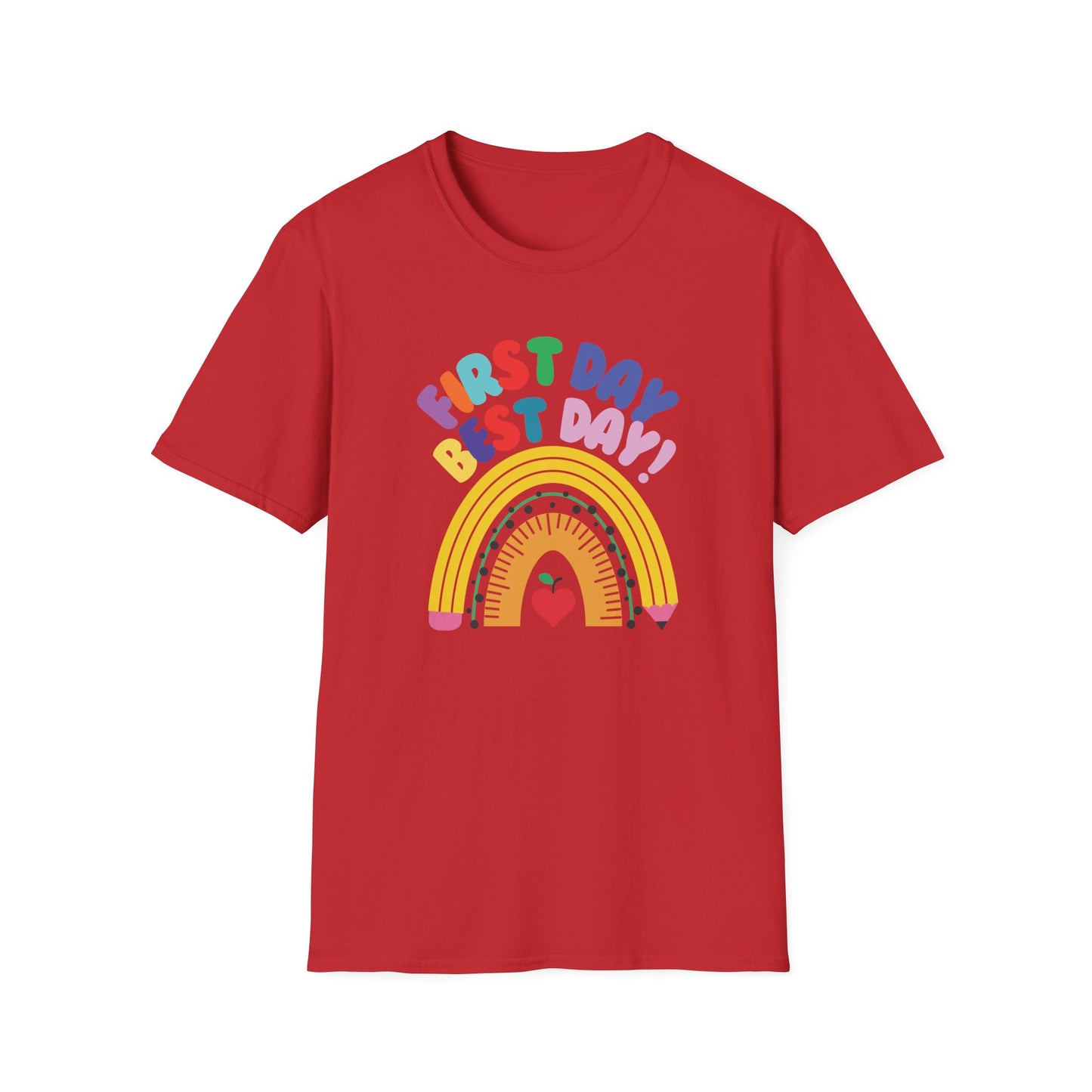 "First Day, Best Day" Unisex Softstyle T-Shirt