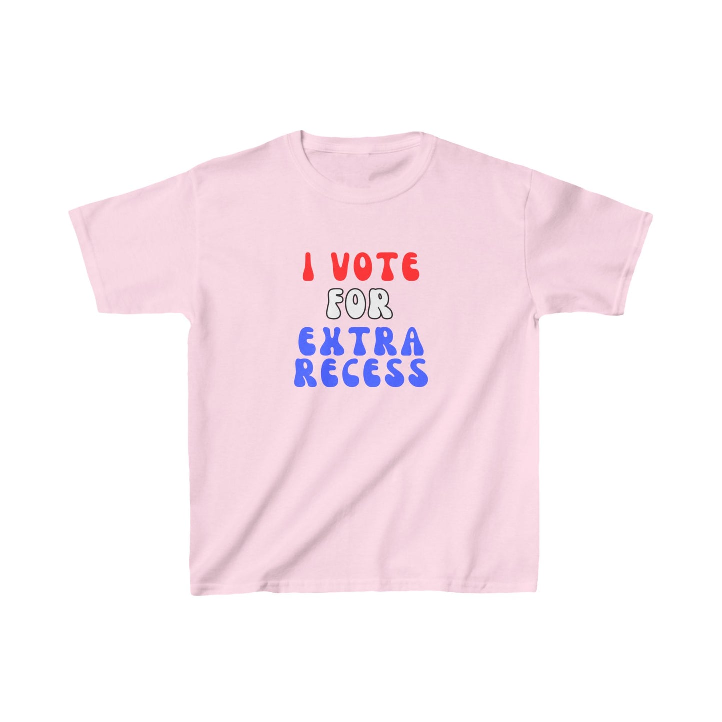"I Vote For Extra Recess" Kids Heavy Cotton™ Tee