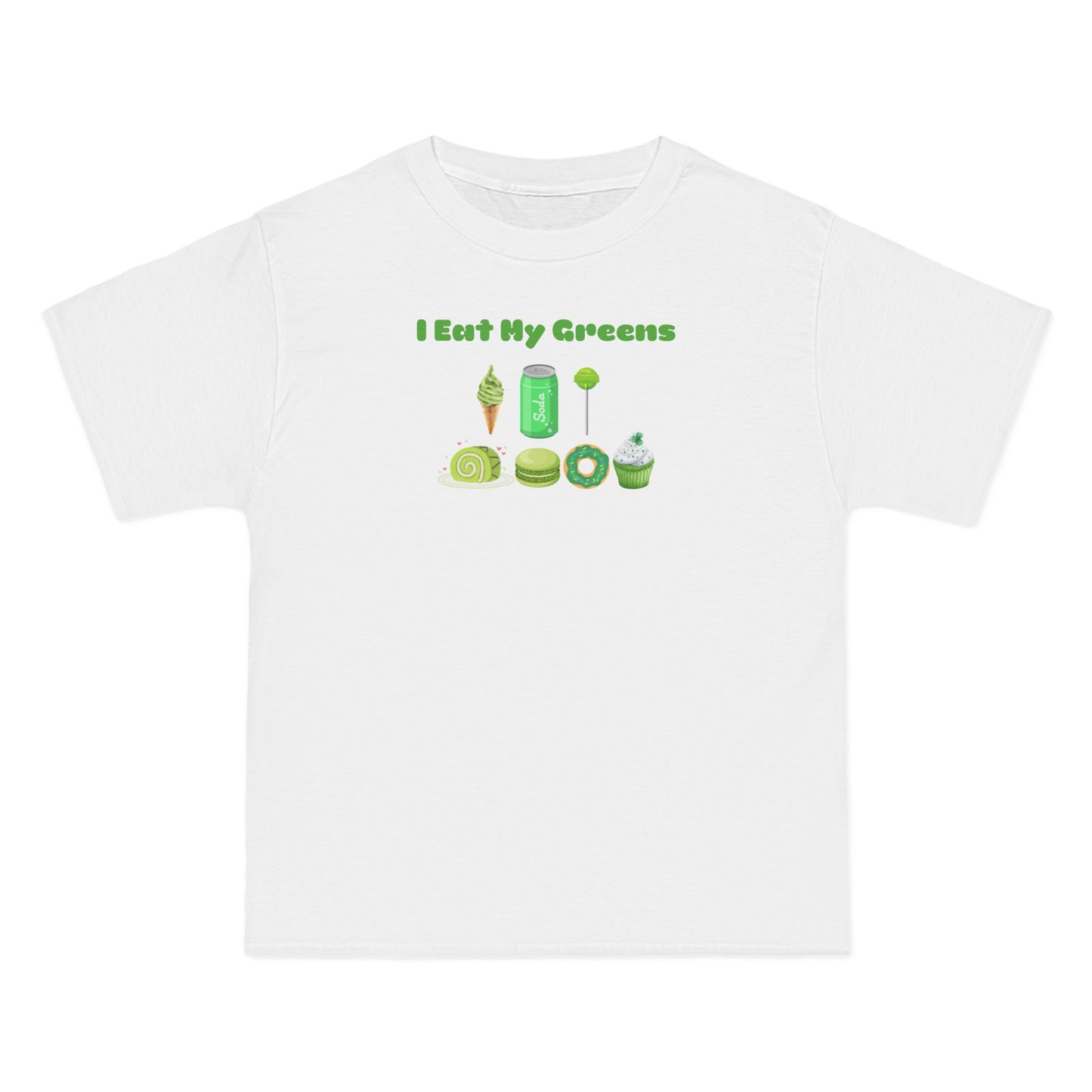 I Eat My Greens T-Shirt, Fun Graphic Tee, Humor Shirt, Casual Everyday Wear, Gift for Foodies, Eco-Friendly Fashion