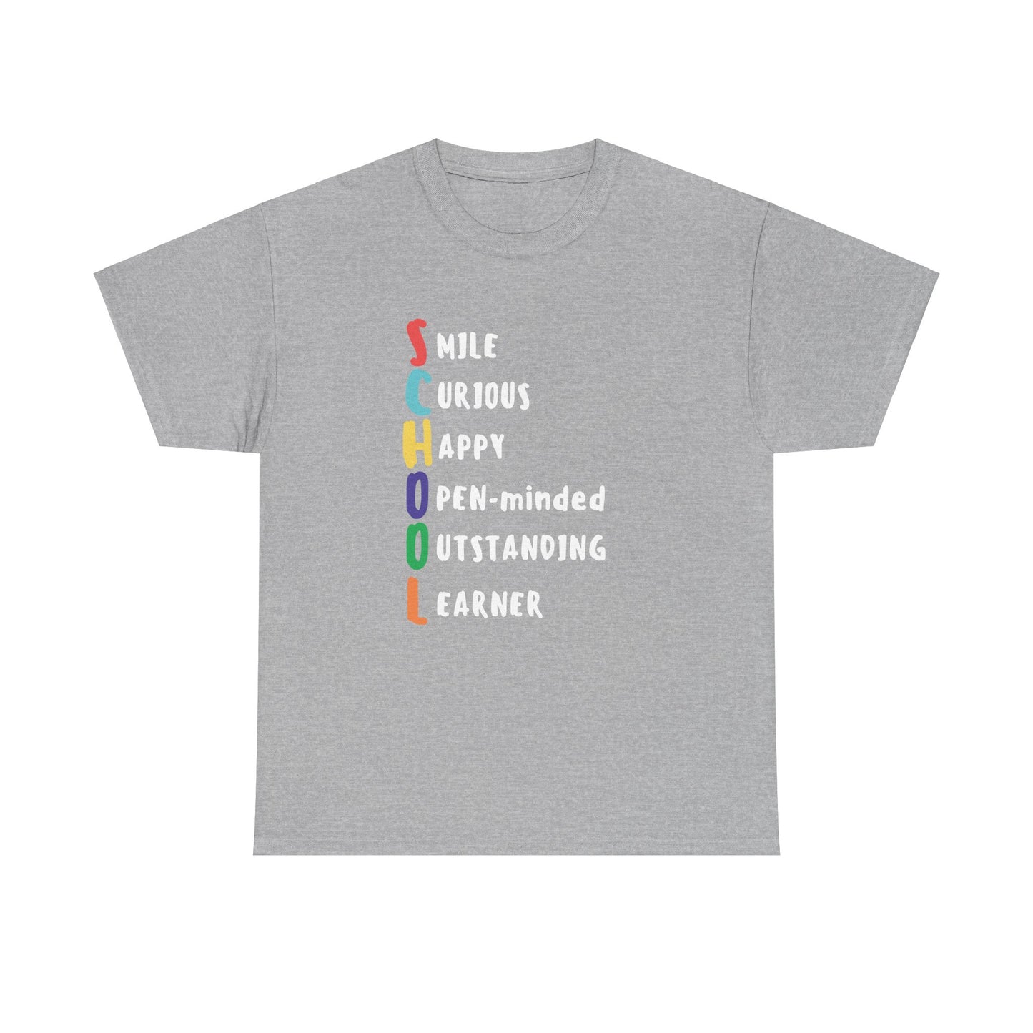 "School" Acronym, Unisex Heavy Cotton Tee