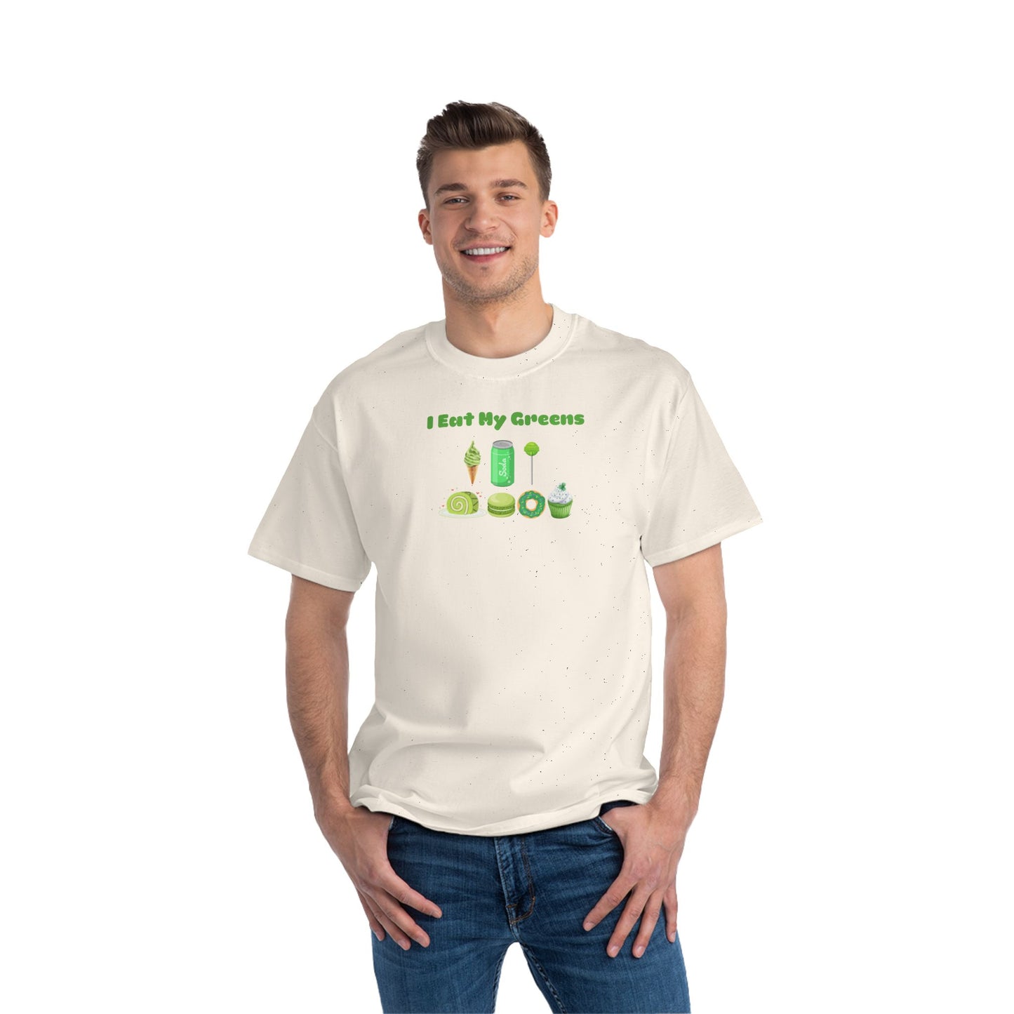 I Eat My Greens T-Shirt, Fun Graphic Tee, Humor Shirt, Casual Everyday Wear, Gift for Foodies, Eco-Friendly Fashion