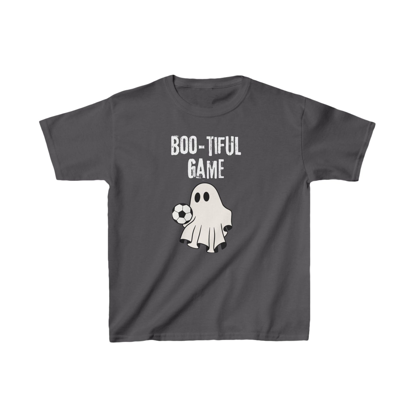 "Boo-tiful Game" Soccer Ghost, Kids Heavy Cotton™ Tee
