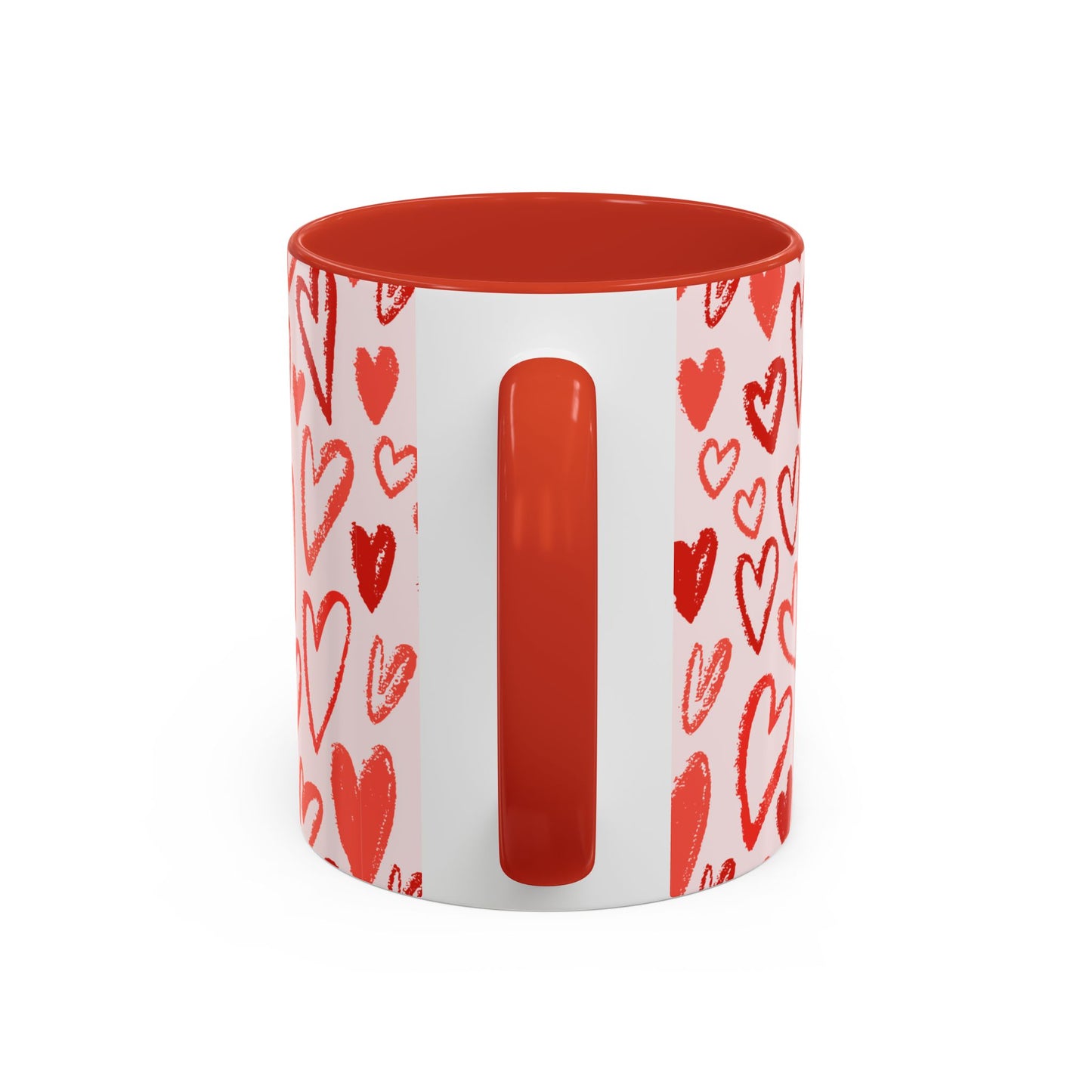 Coffee Mug Valentine's Day Hearts All Over Print 11, 15oz