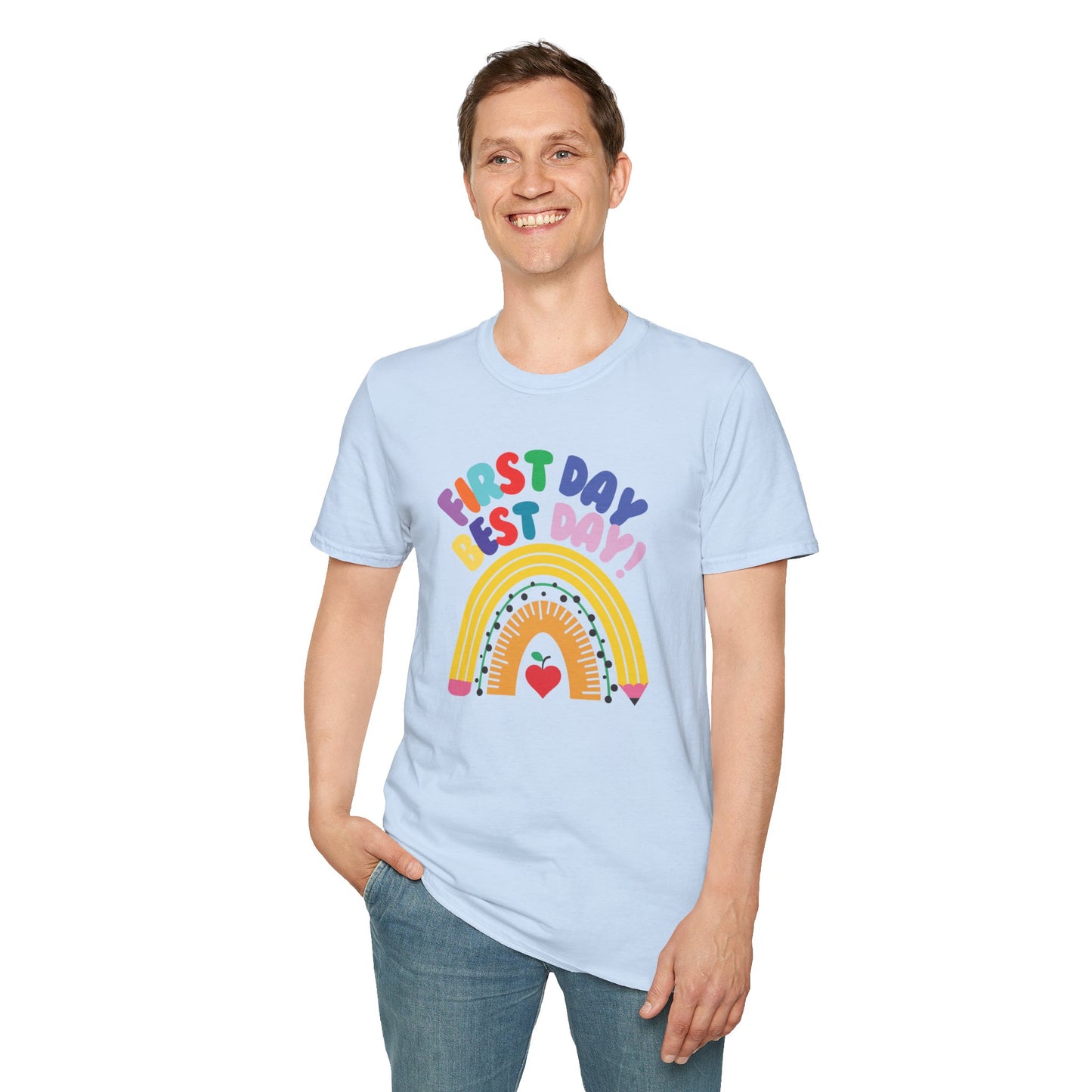 "First Day, Best Day" Unisex Softstyle T-Shirt