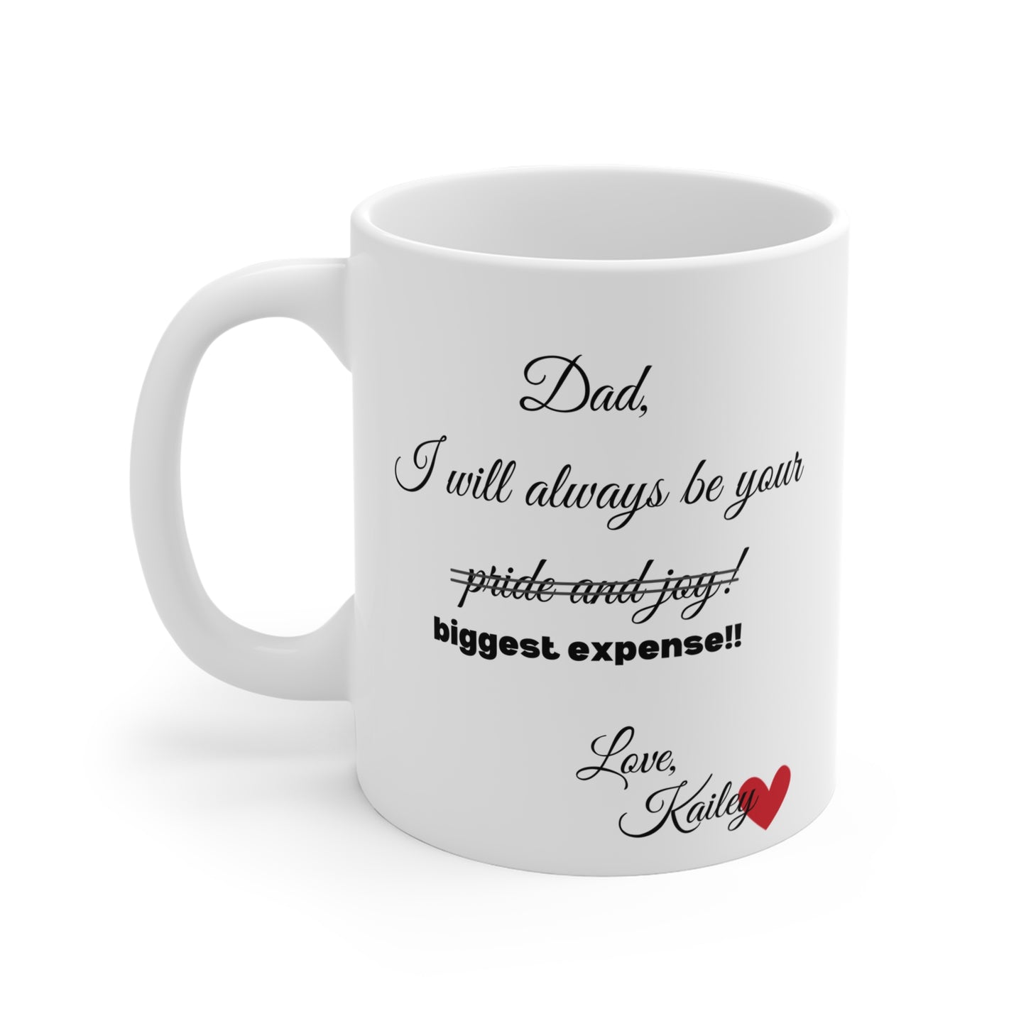 Funny Dad Mug, Perfect Gift for Father's Day, Coffee Mug for Dad, Humorous Gift for Daddy, Unique Birthday Gift for Men, Dad Joke Mug