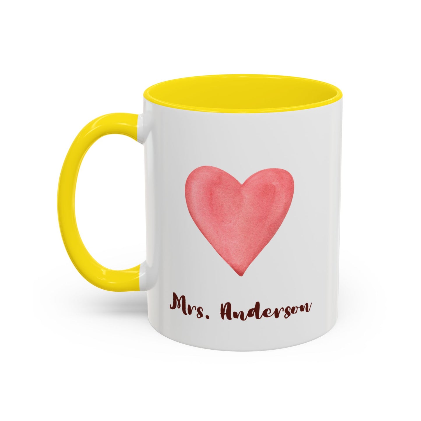 Coffee Mug, Brewing Love in the Classroom Daily, Valentine's Day Cute Personalizable Gift, Teacher Appreciation, 11 15oz Ceramic Cup