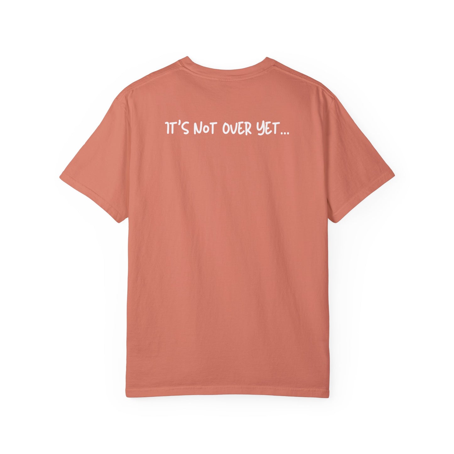 100 Days of School Unisex Garment-Dyed T-shirt, School Milestone Tee, Teacher Shirt, Back to School Gift, It's Not Over Yet Shirt