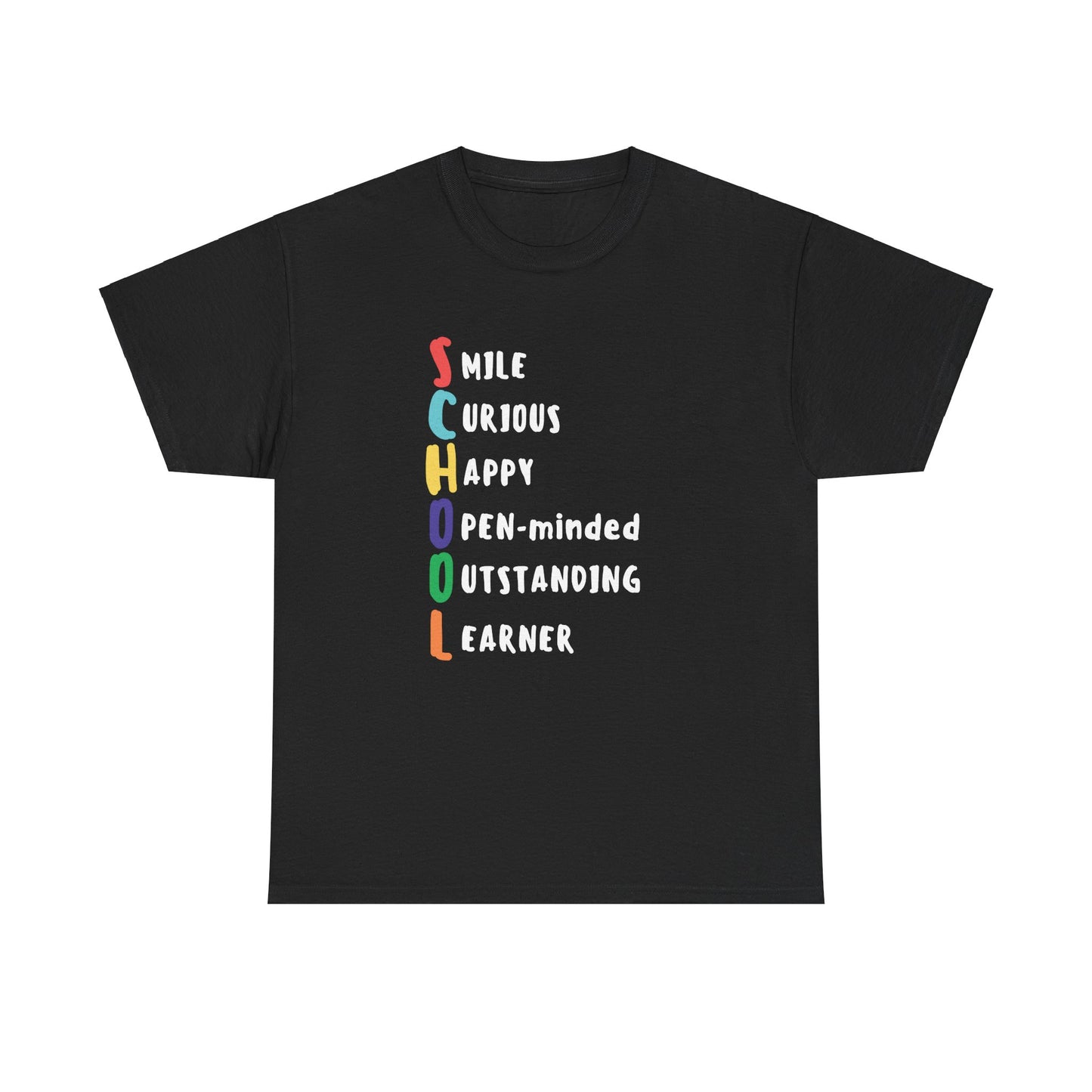"School" Acronym, Unisex Heavy Cotton Tee