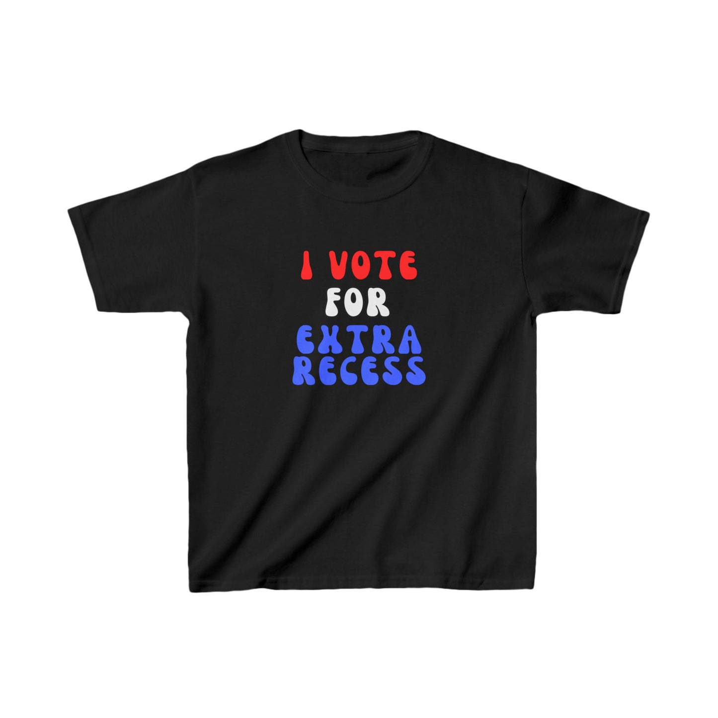 "I Vote For Extra Recess" Kids Heavy Cotton™ Tee