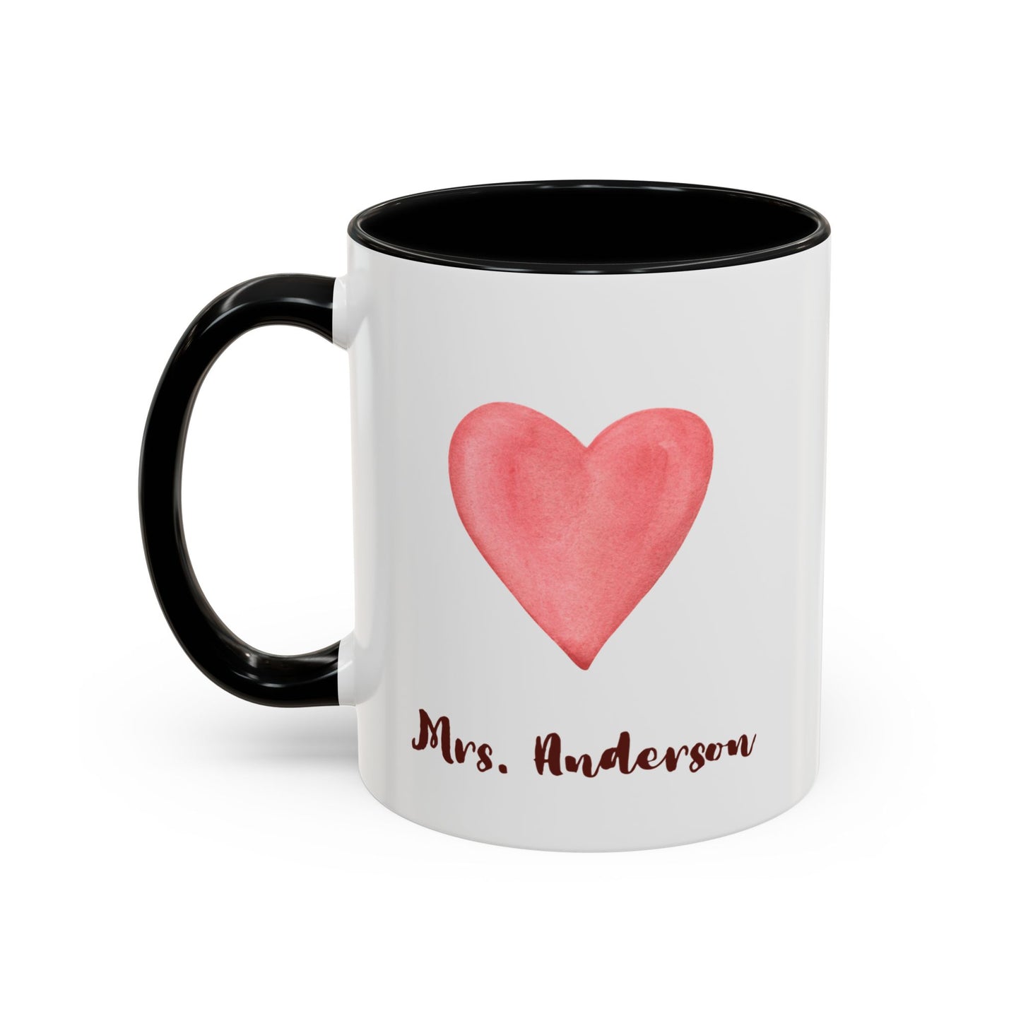 Coffee Mug, Brewing Love in the Classroom Daily, Valentine's Day Cute Personalizable Gift, Teacher Appreciation, 11 15oz Ceramic Cup