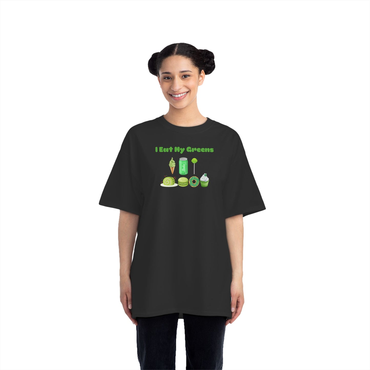 I Eat My Greens T-Shirt, Fun Graphic Tee, Humor Shirt, Casual Everyday Wear, Gift for Foodies, Eco-Friendly Fashion