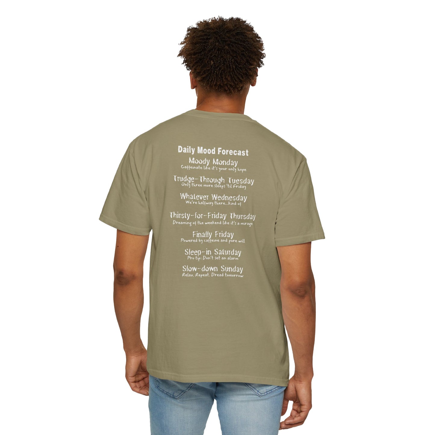 Daily Dose of Motivation, Mood Forecast Tee, Unisex Inspirational Shirt, Positive Vibes Top, Encouragement Gift, Men Women Clothing