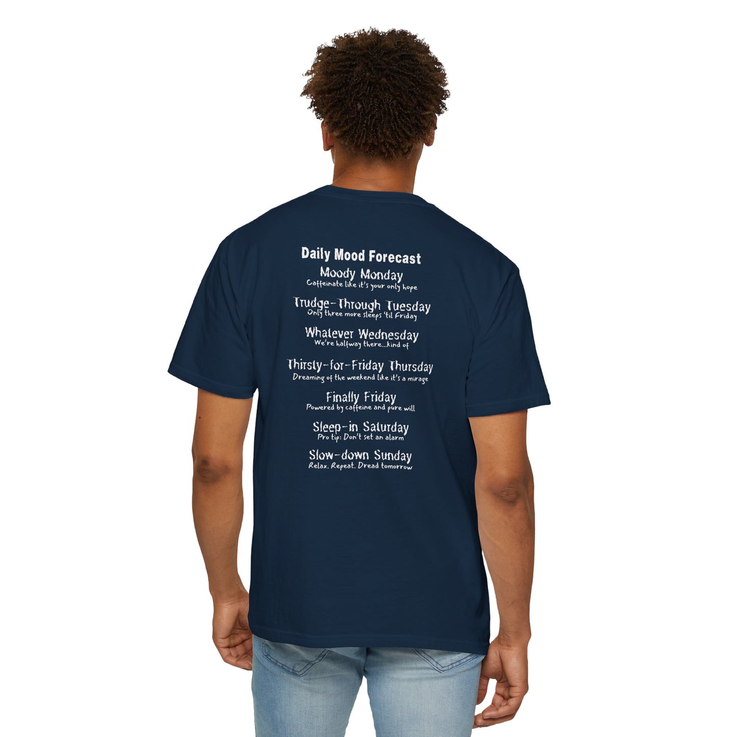 Daily Dose of Motivation, Mood Forecast Tee, Unisex Inspirational Shirt, Positive Vibes Top, Encouragement Gift, Men Women Clothing