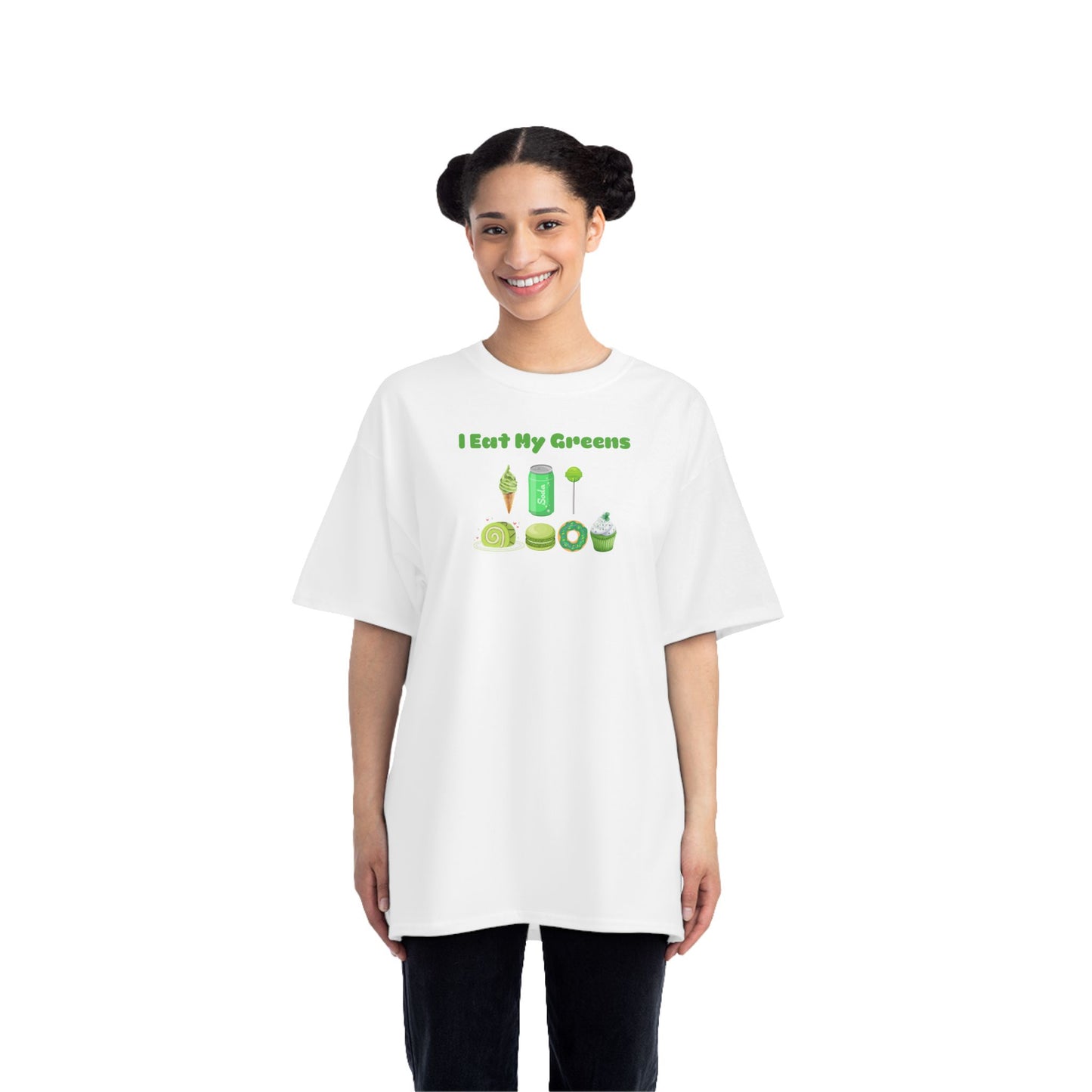 I Eat My Greens T-Shirt, Fun Graphic Tee, Humor Shirt, Casual Everyday Wear, Gift for Foodies, Eco-Friendly Fashion
