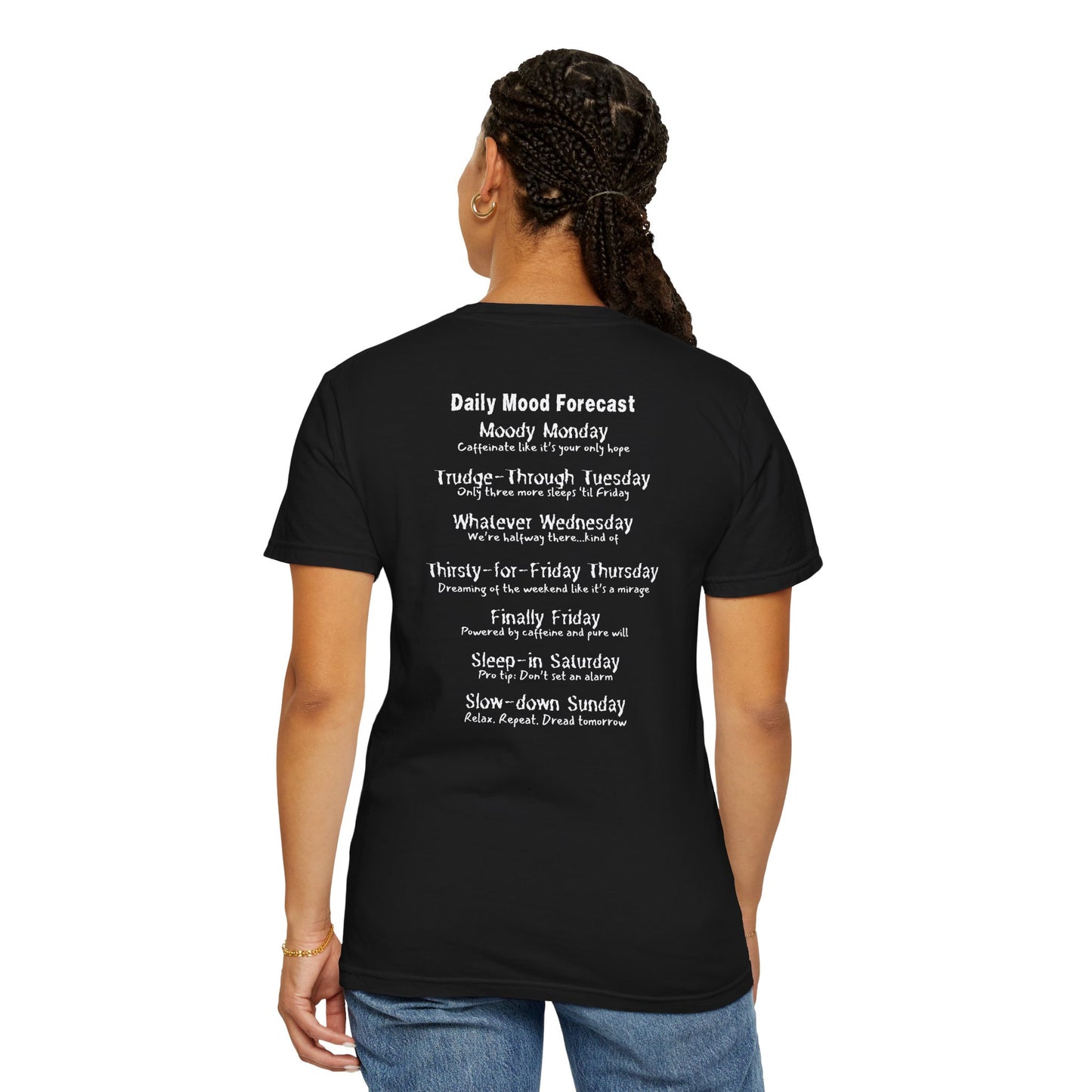 Daily Dose of Motivation, Mood Forecast Tee, Unisex Inspirational Shirt, Positive Vibes Top, Encouragement Gift, Men Women Clothing