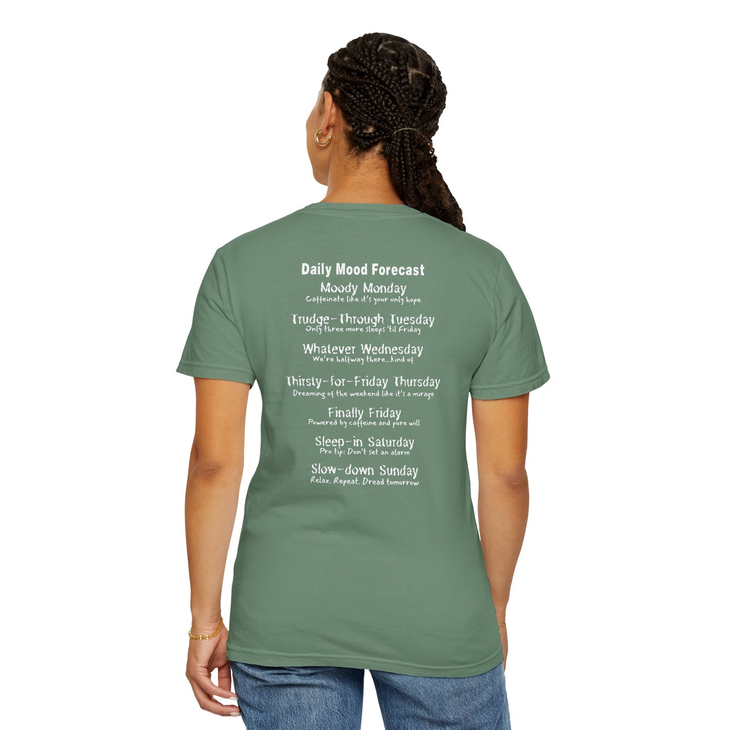 Daily Dose of Motivation, Mood Forecast Tee, Unisex Inspirational Shirt, Positive Vibes Top, Encouragement Gift, Men Women Clothing