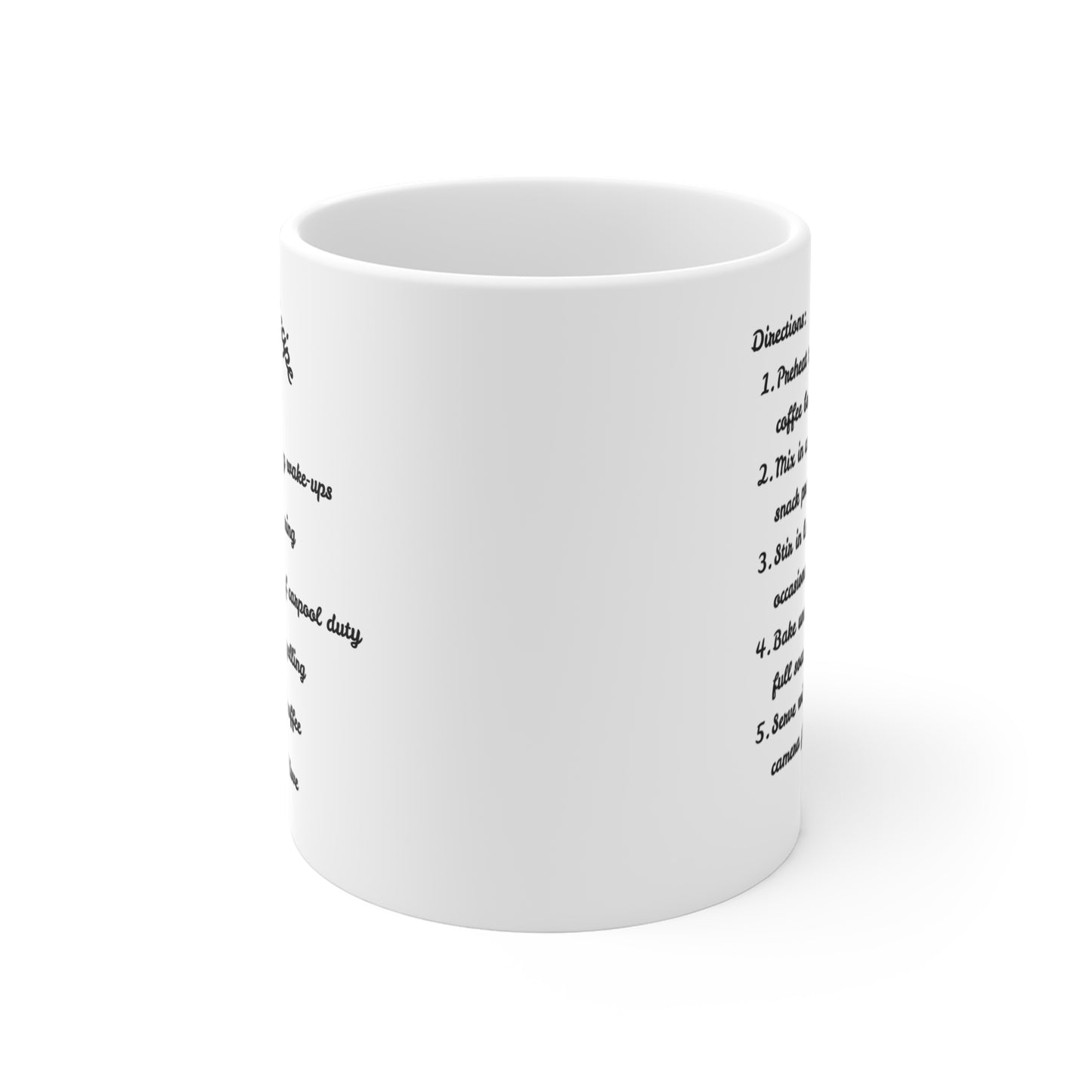 Soccer Mom Recipe Mug | Perfect Gift for Soccer Moms, Coffee Lovers, Sports Gifts, Mom Life Essentials, Unique Kitchen Decor