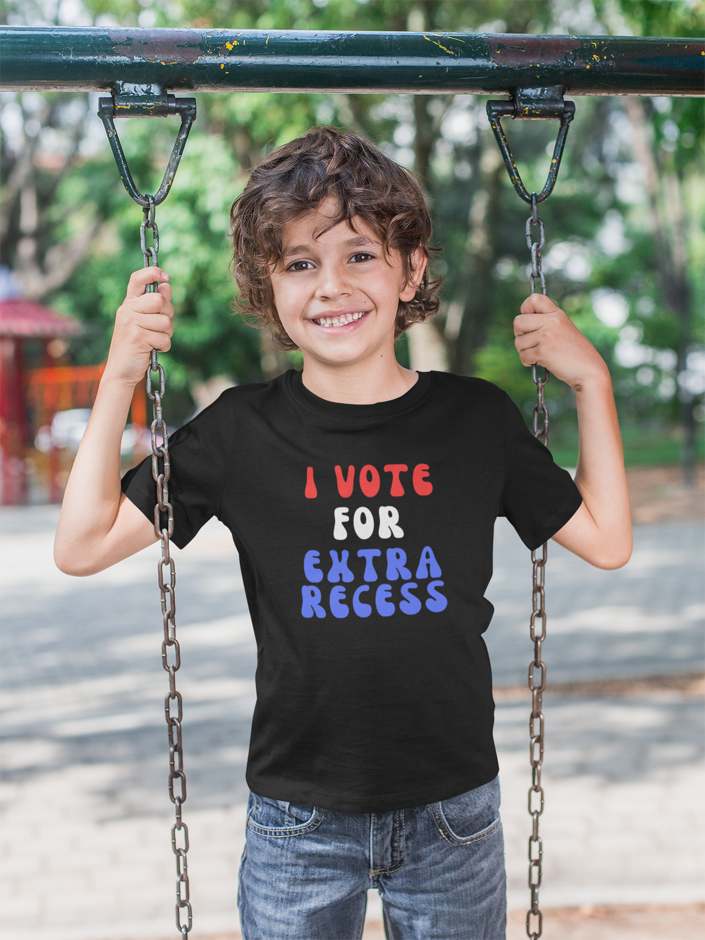 "I Vote For Extra Recess" Kids Heavy Cotton™ Tee