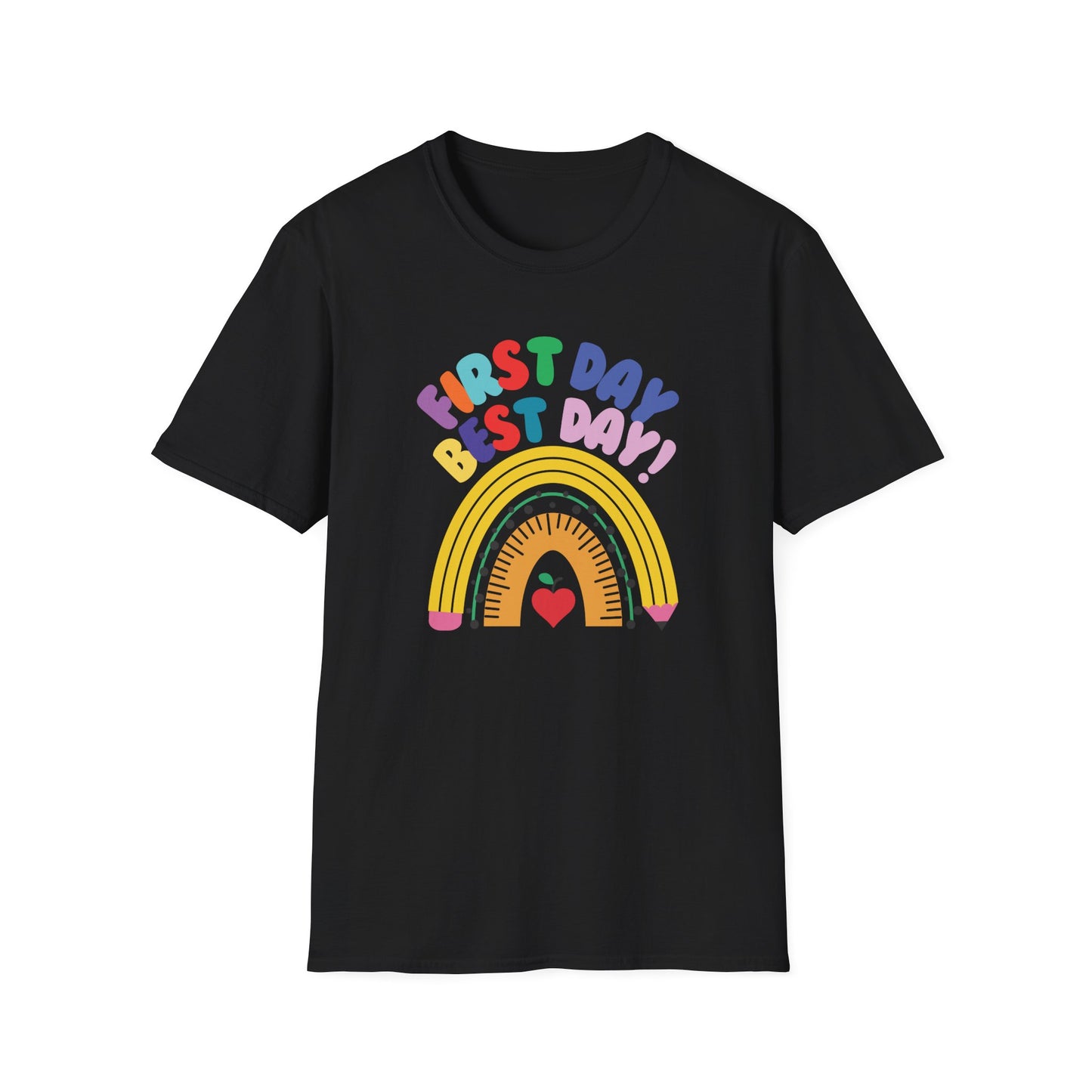 "First Day, Best Day" Unisex Softstyle T-Shirt