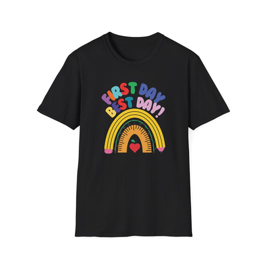 "First Day, Best Day" Unisex Softstyle T-Shirt