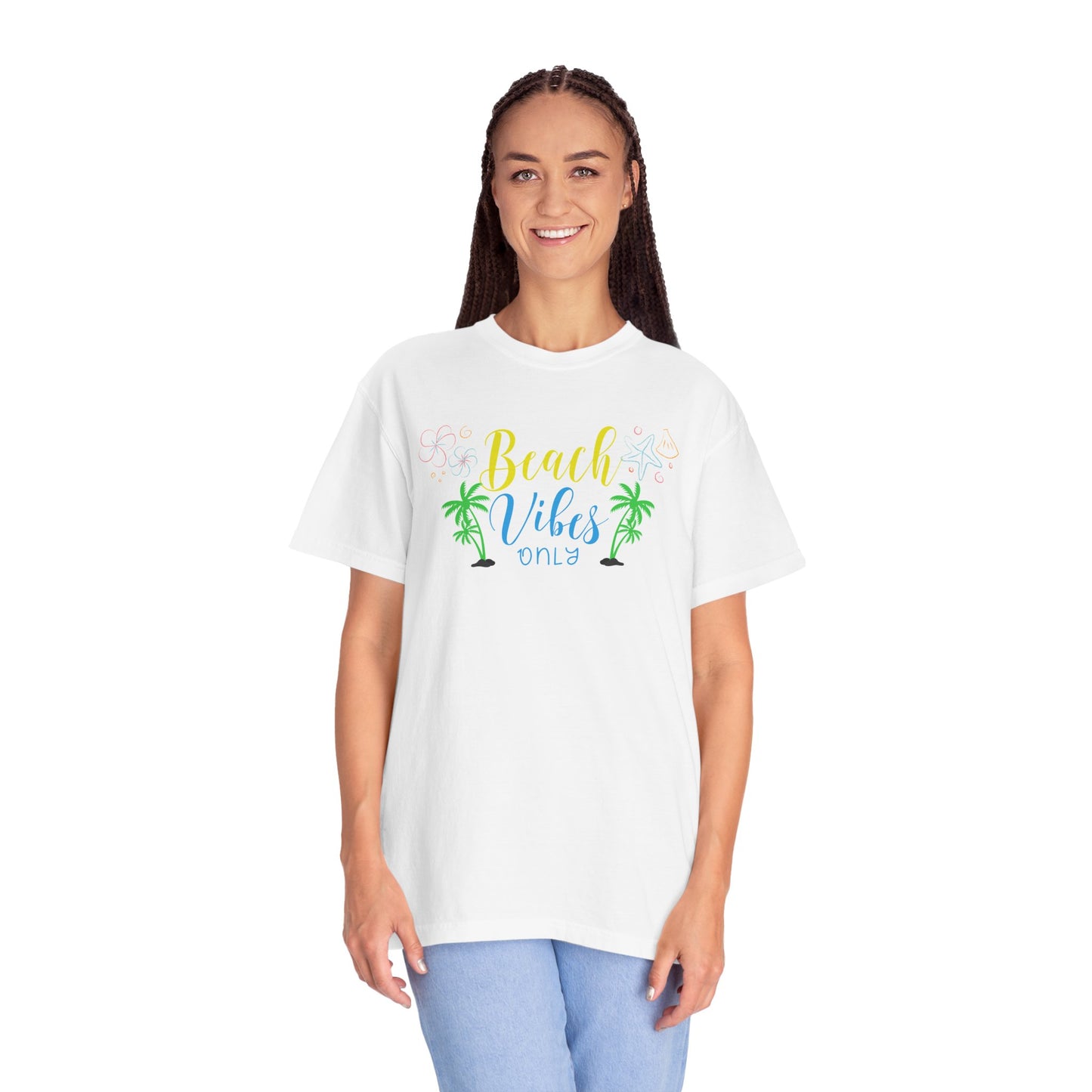 Beach Vibes T-Shirt | Unisex Garment-Dyed Tee for Summer | Casual Beachwear, Vacation Shirt, Gift for Sun Lovers, Summer Parties, [...]