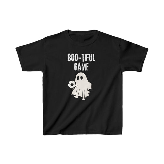 "Boo-tiful Game" Soccer Ghost, Kids Heavy Cotton™ Tee