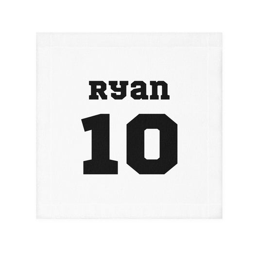 Personalized Face Towel for Kids, Gift for Athletes, Sports Events, Customized Towel, Birthday Gift, Gym Accessory
