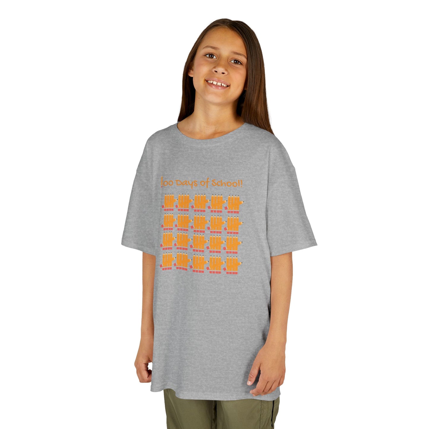 Kids Tee, 100 Days of School & How Many More Days Until Summer Pencils T-Shirt, Back to School, Teacher Gift, School Shirt, Elementary