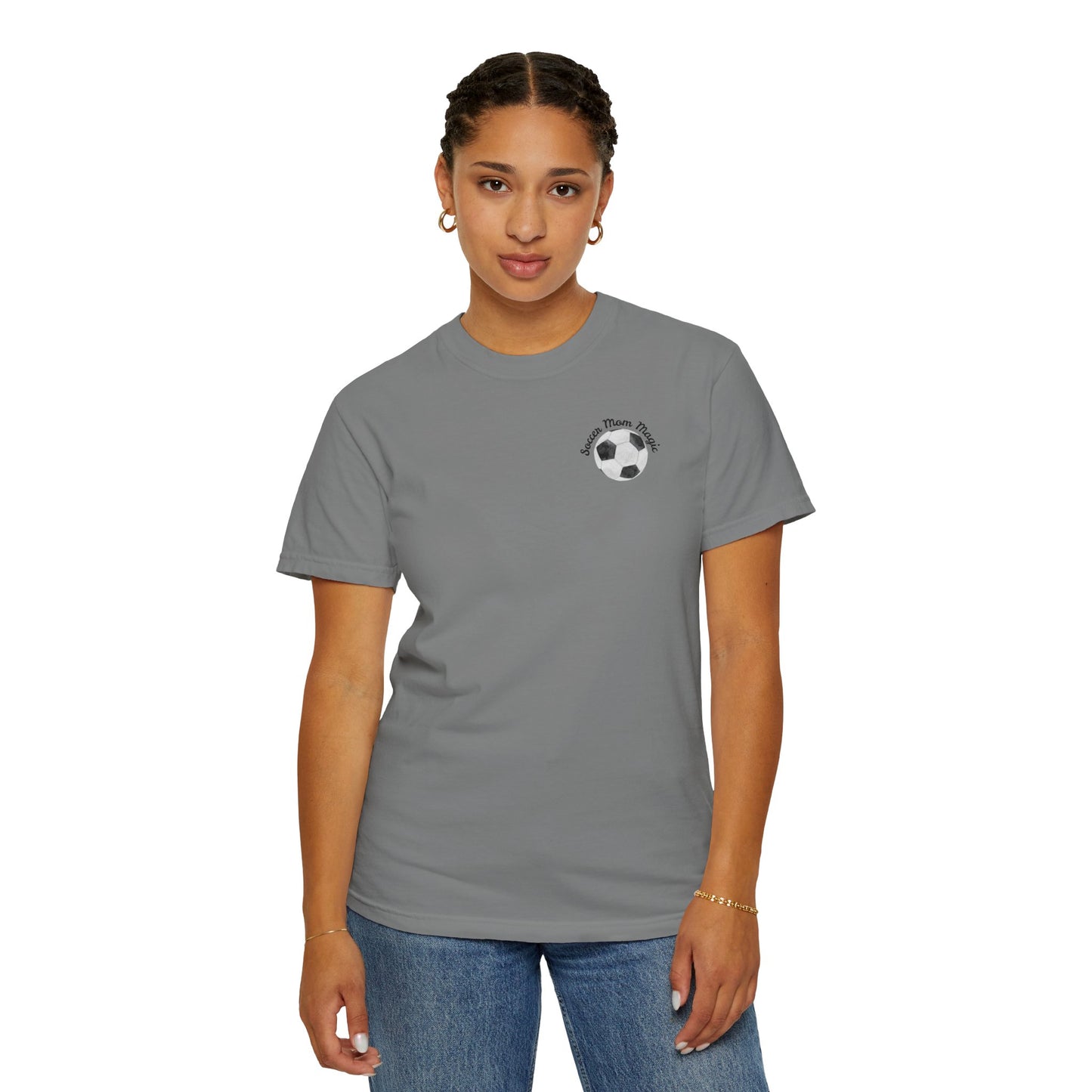 Soccer Mom Magic T-shirt, Gift for Soccer Moms, Personalized Soccer Shirt, Sports Fan Tee, Minimalist Sports Shirt, Casual Wear